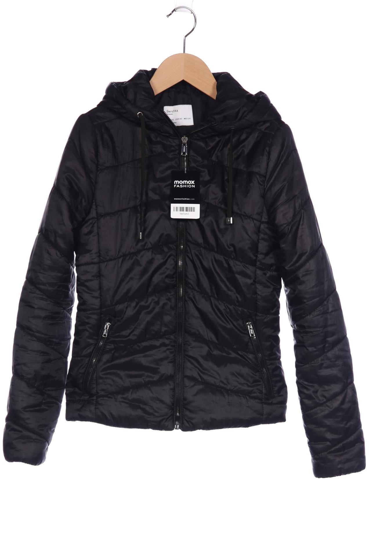 

bershka Damen Jacke, schwarz