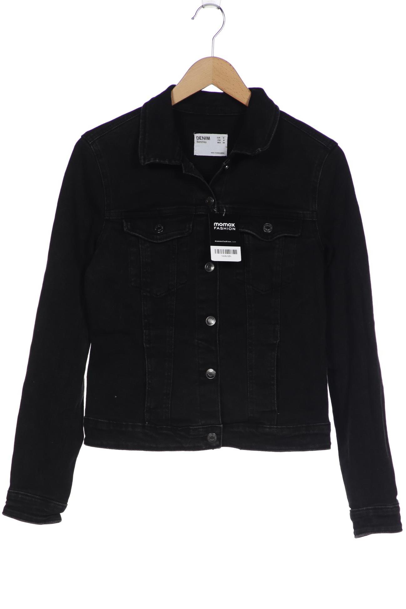 

bershka Damen Jacke, schwarz