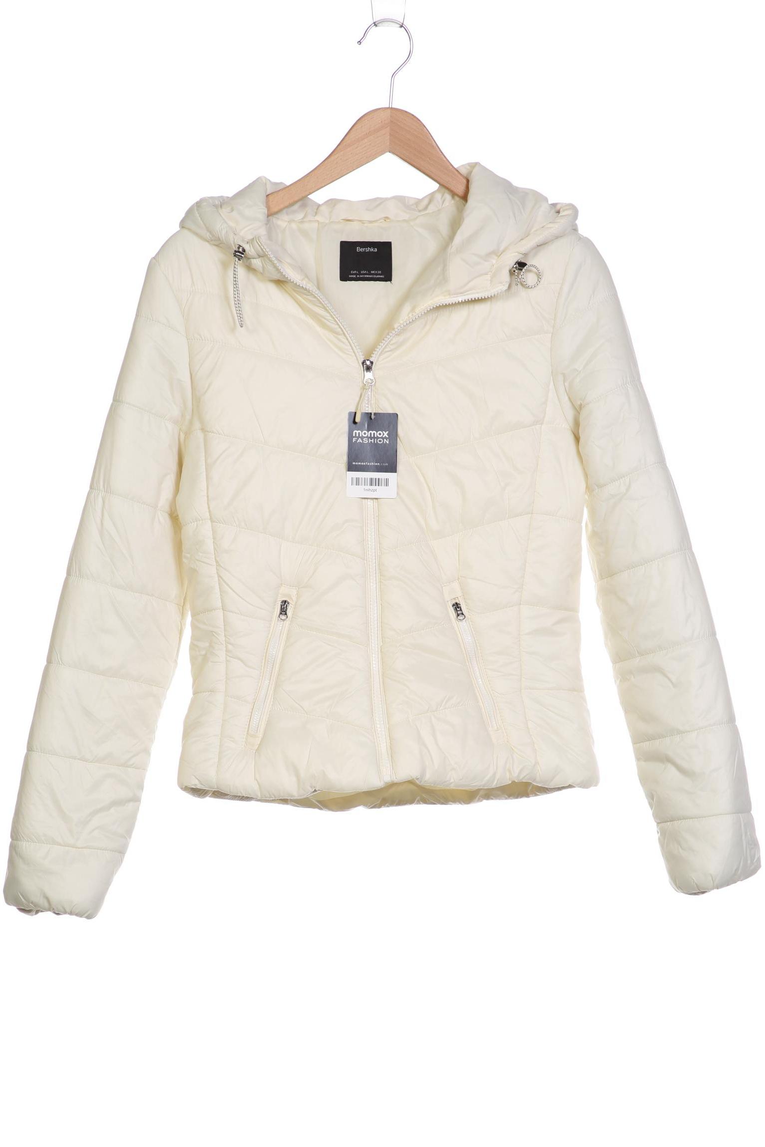 

bershka Damen Jacke, cremeweiß