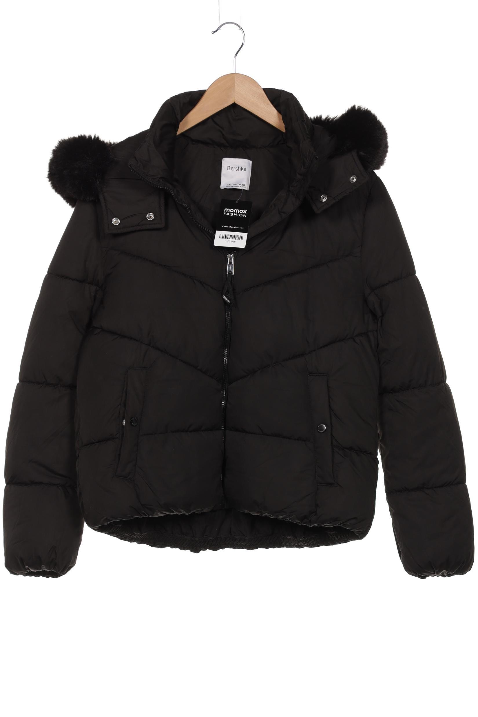

bershka Damen Jacke, schwarz, Gr. 42