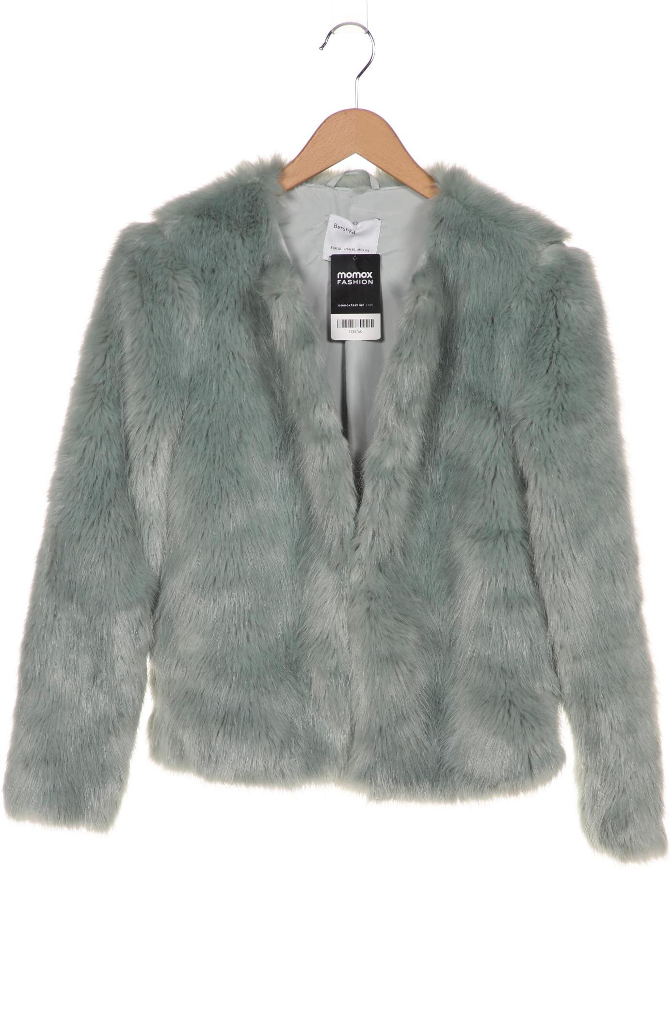 

bershka Damen Jacke, türkis, Gr. 34