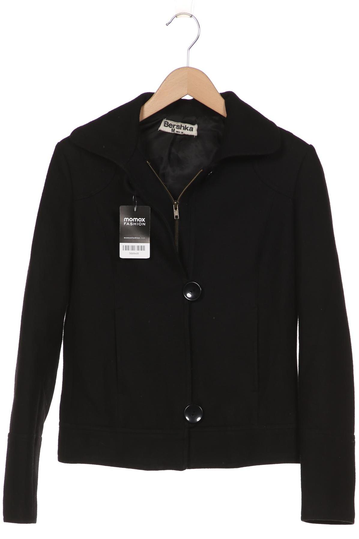 

bershka Damen Jacke, schwarz