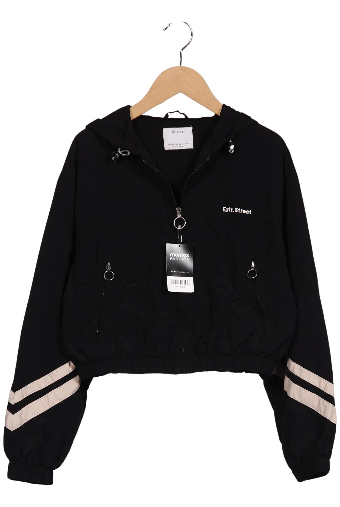 

bershka Damen Jacke, schwarz, Gr. 38
