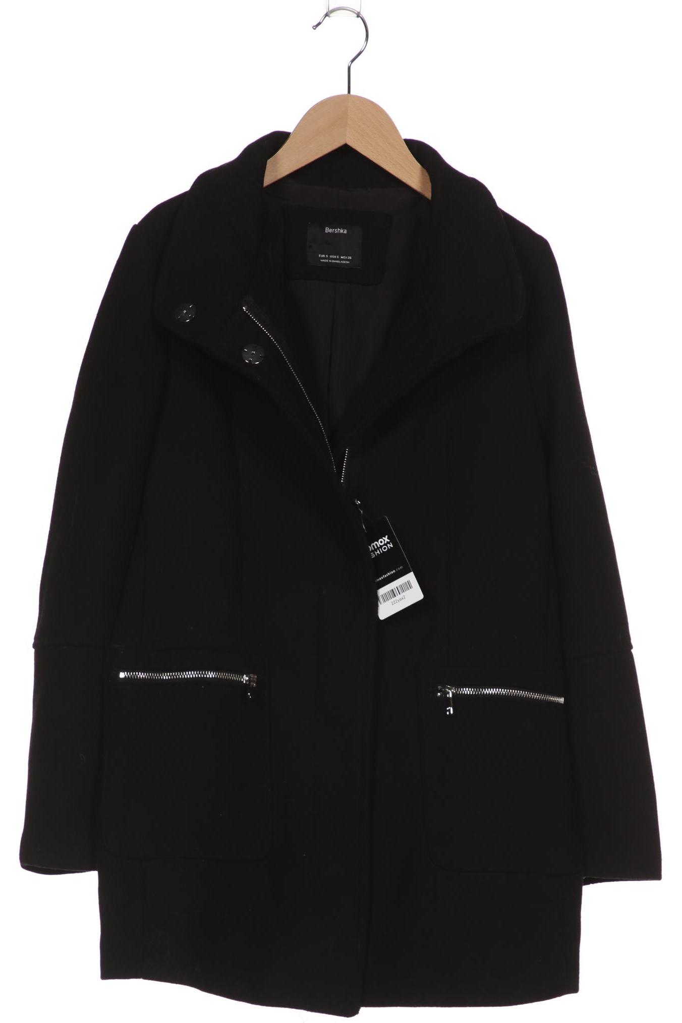 

bershka Damen Jacke, schwarz, Gr. 36
