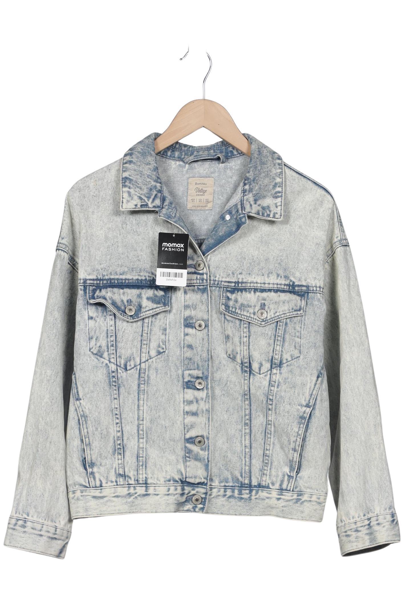 

bershka Damen Jacke, hellblau, Gr. 34