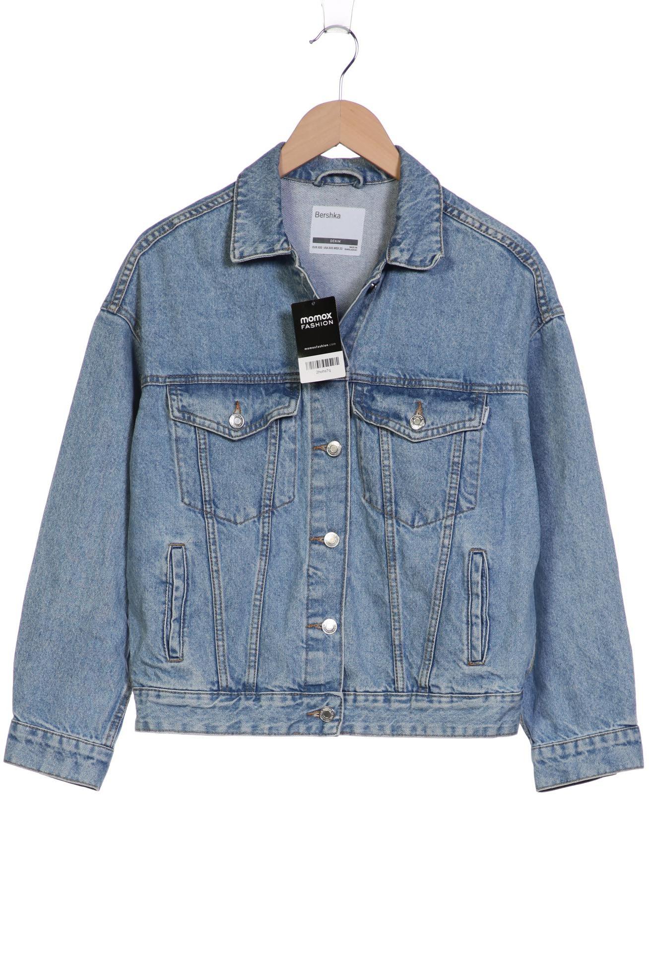 

bershka Damen Jacke, blau, Gr. 32