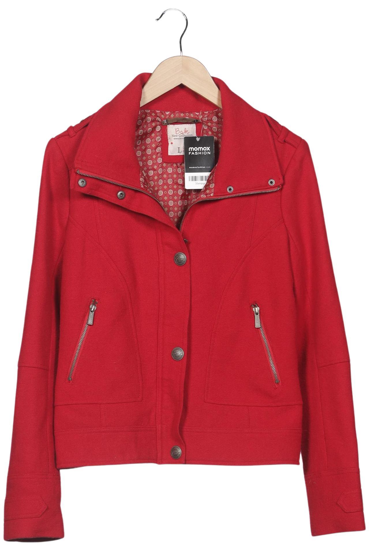 

bershka Damen Jacke, rot, Gr. 42