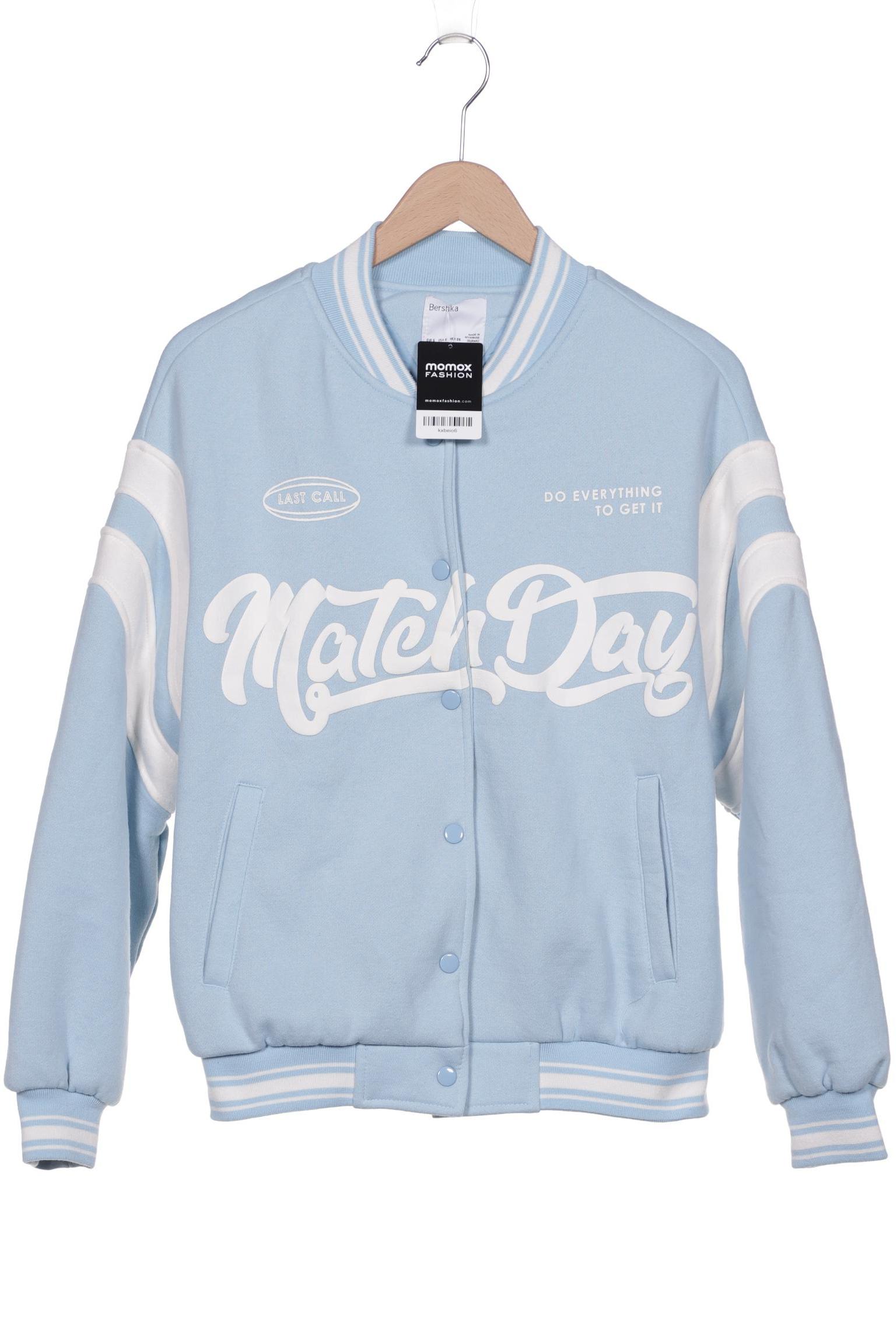 

bershka Damen Jacke, hellblau, Gr. 36