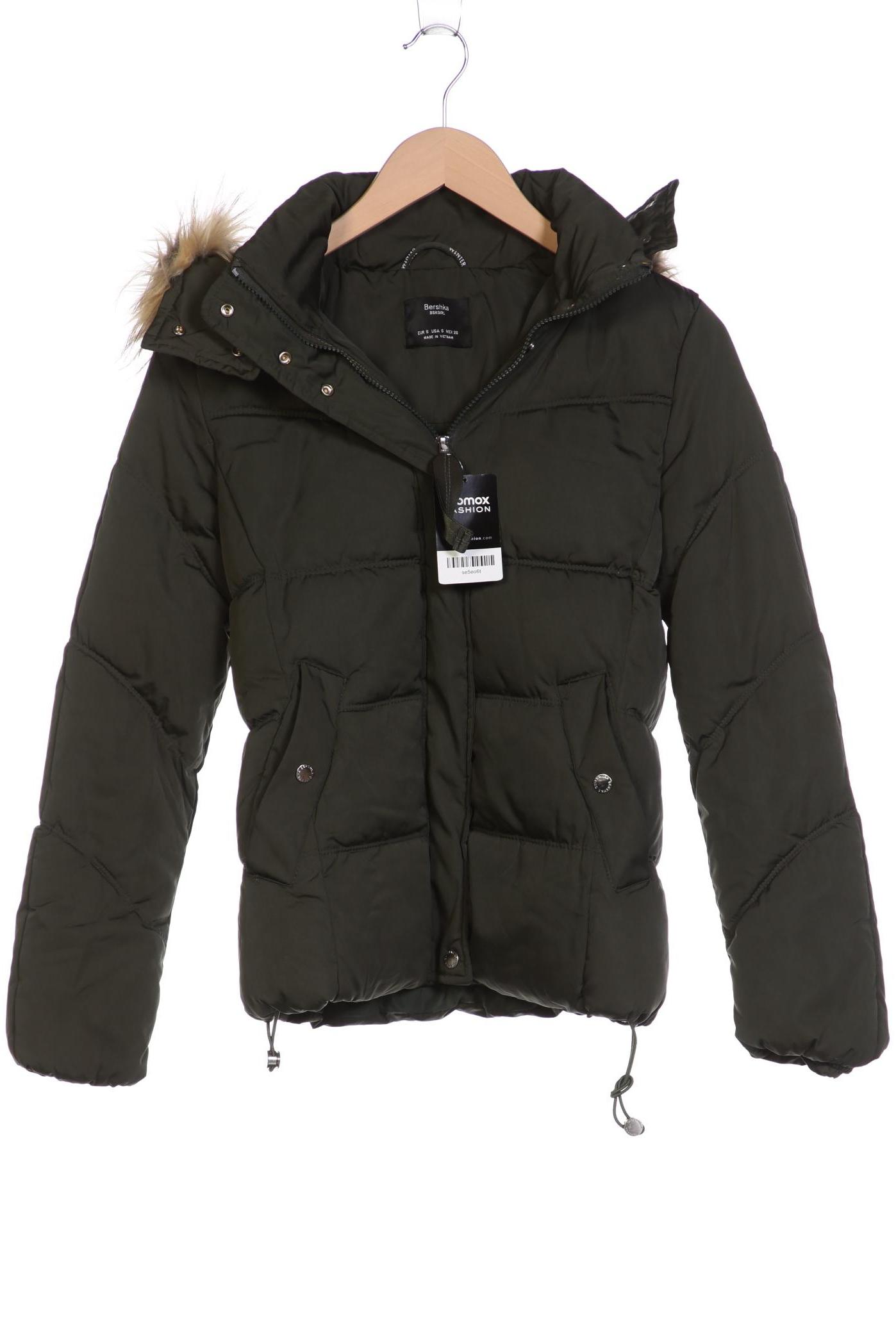 

bershka Damen Jacke, grün, Gr. 34