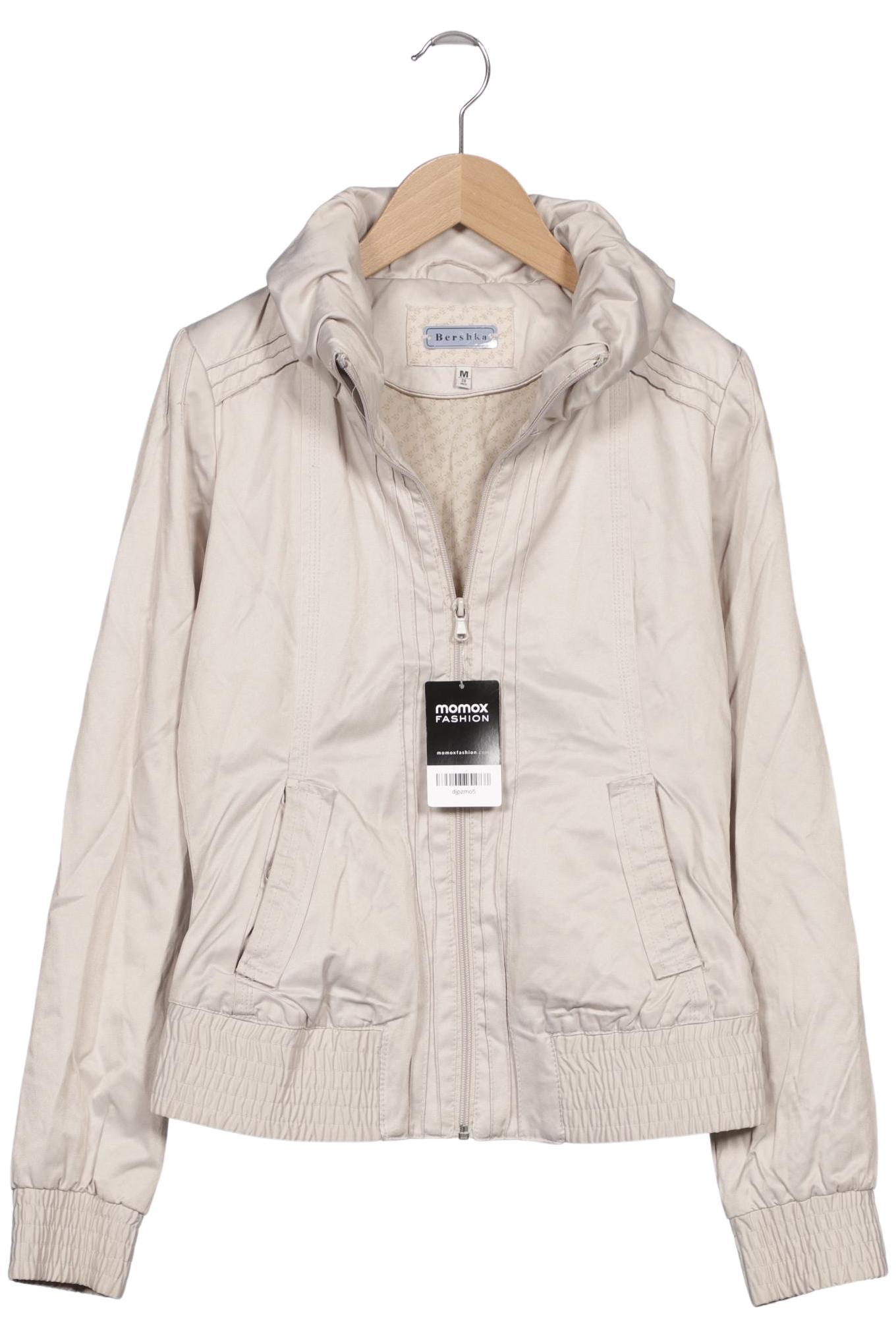 

bershka Damen Jacke, beige, Gr. 38