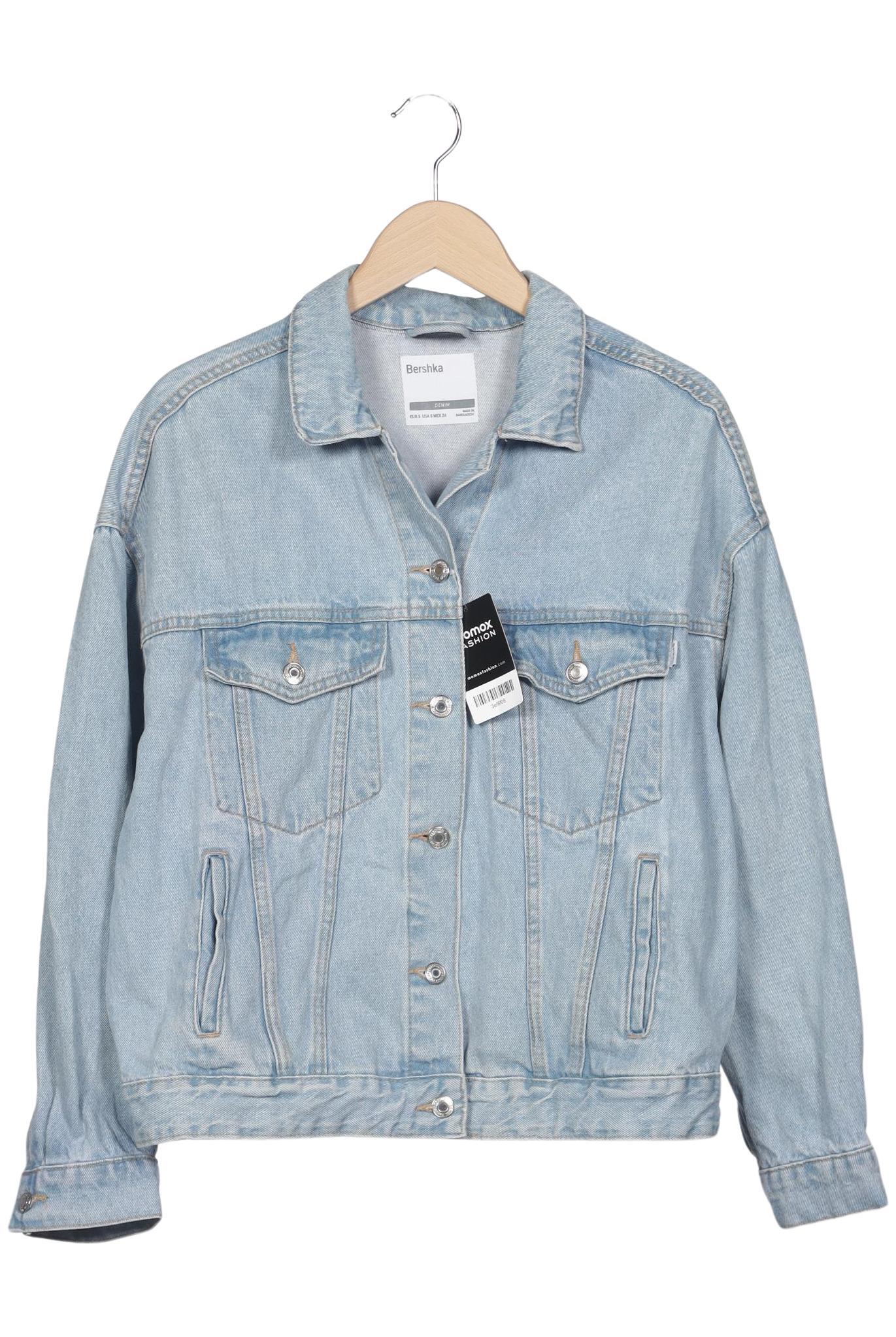 

bershka Damen Jacke, hellblau, Gr. 36