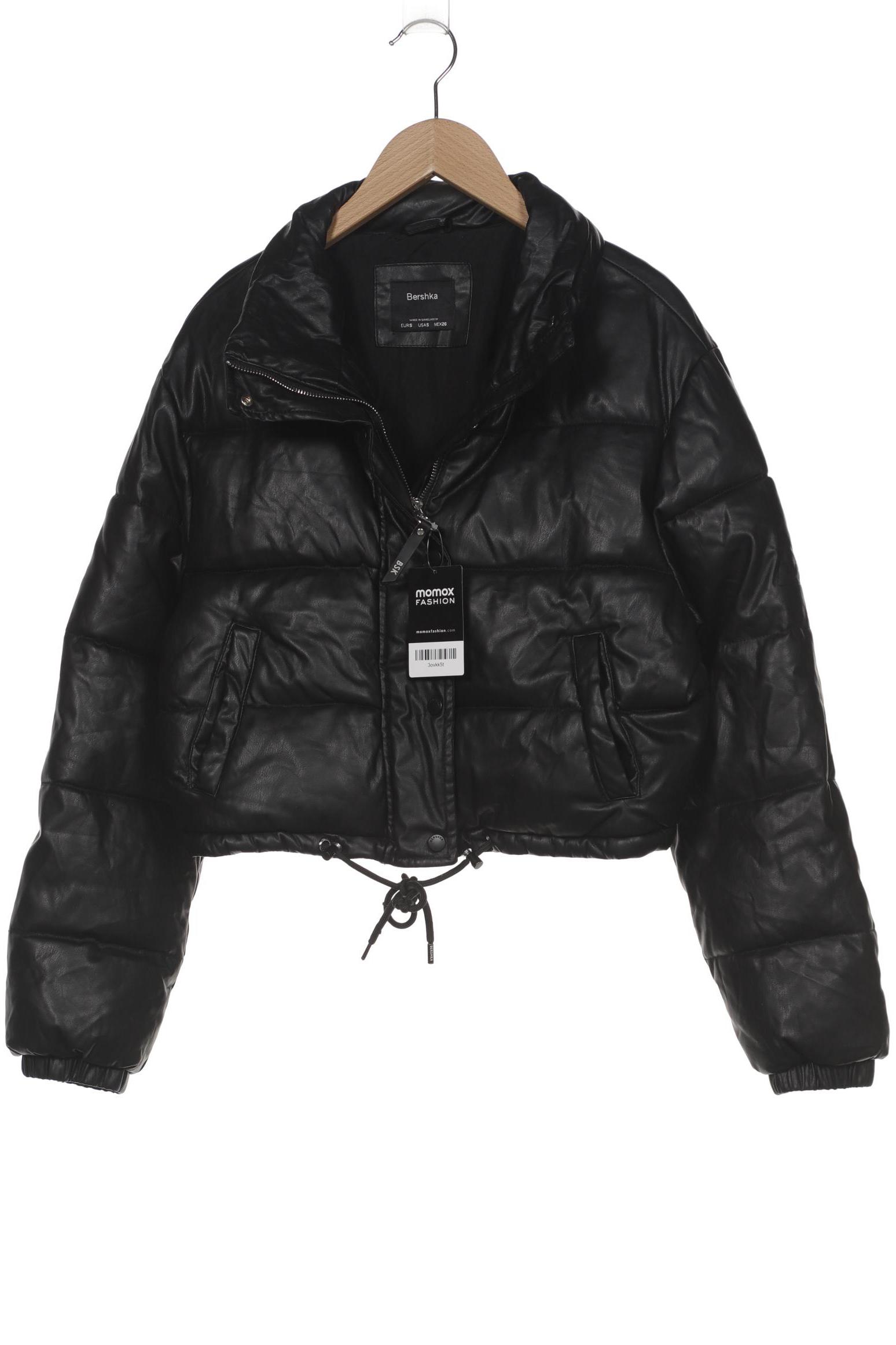 

bershka Damen Jacke, schwarz, Gr. 36