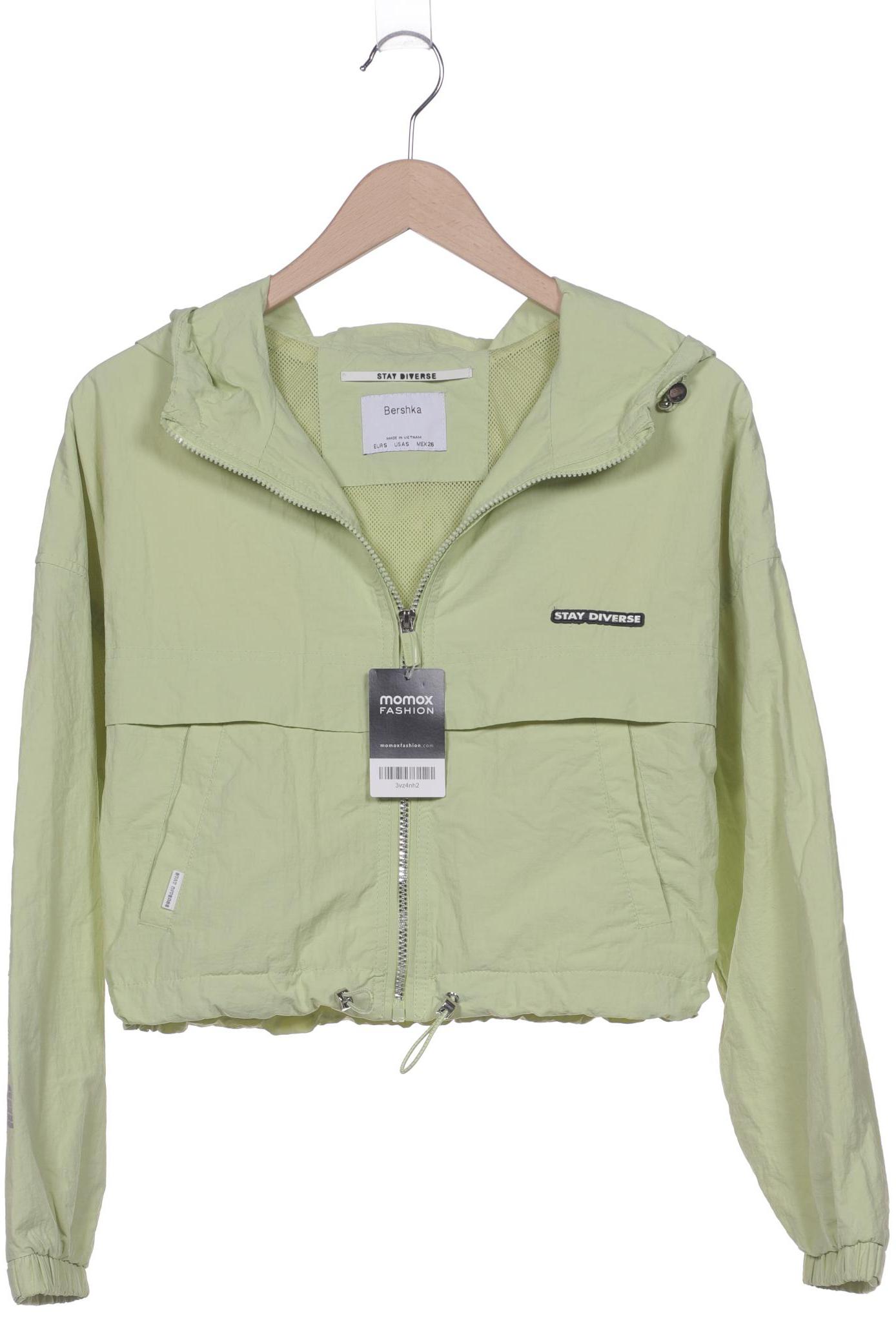 

bershka Damen Jacke, hellgrün, Gr. 36