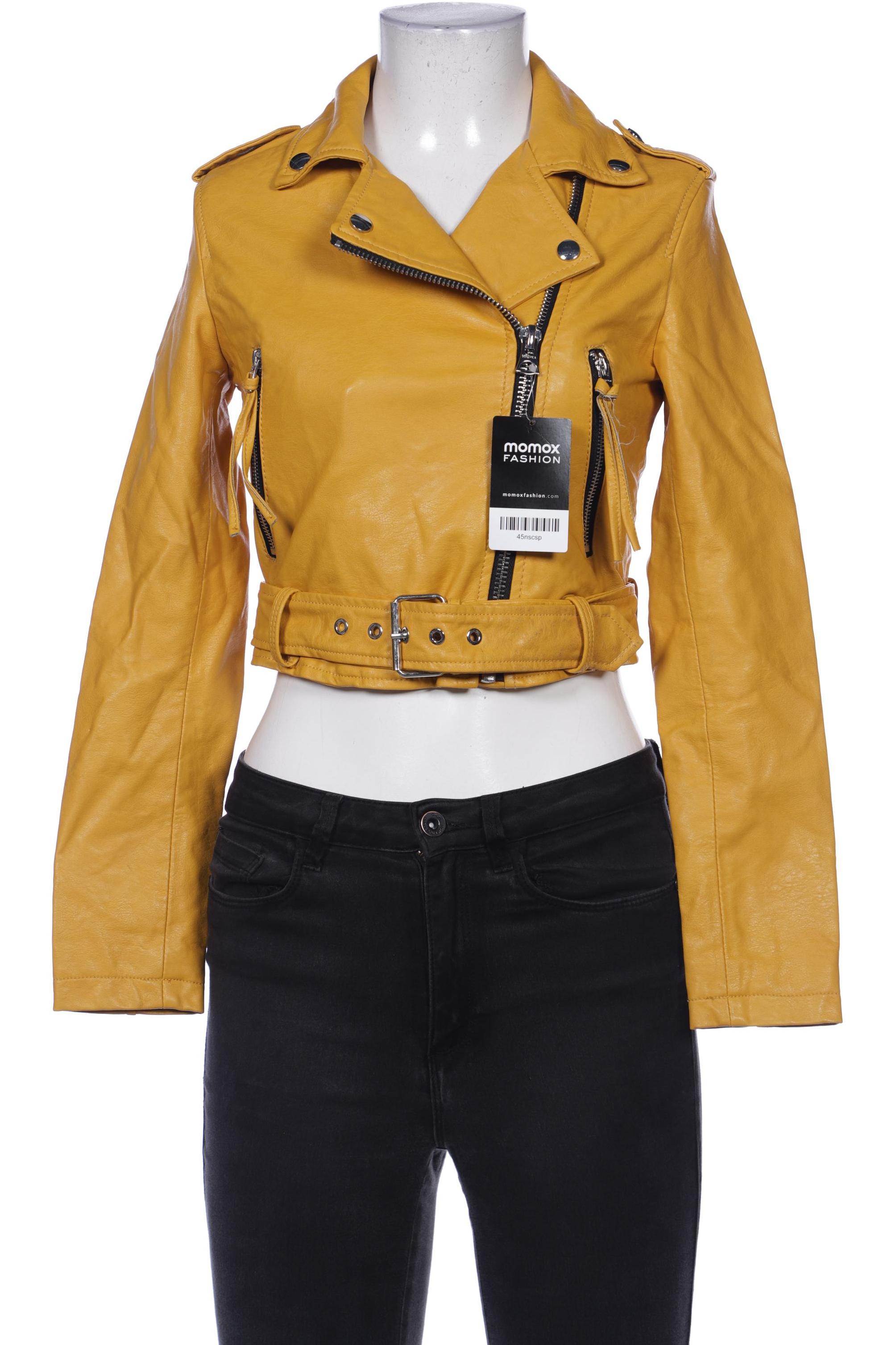 

bershka Damen Jacke, orange, Gr. 34