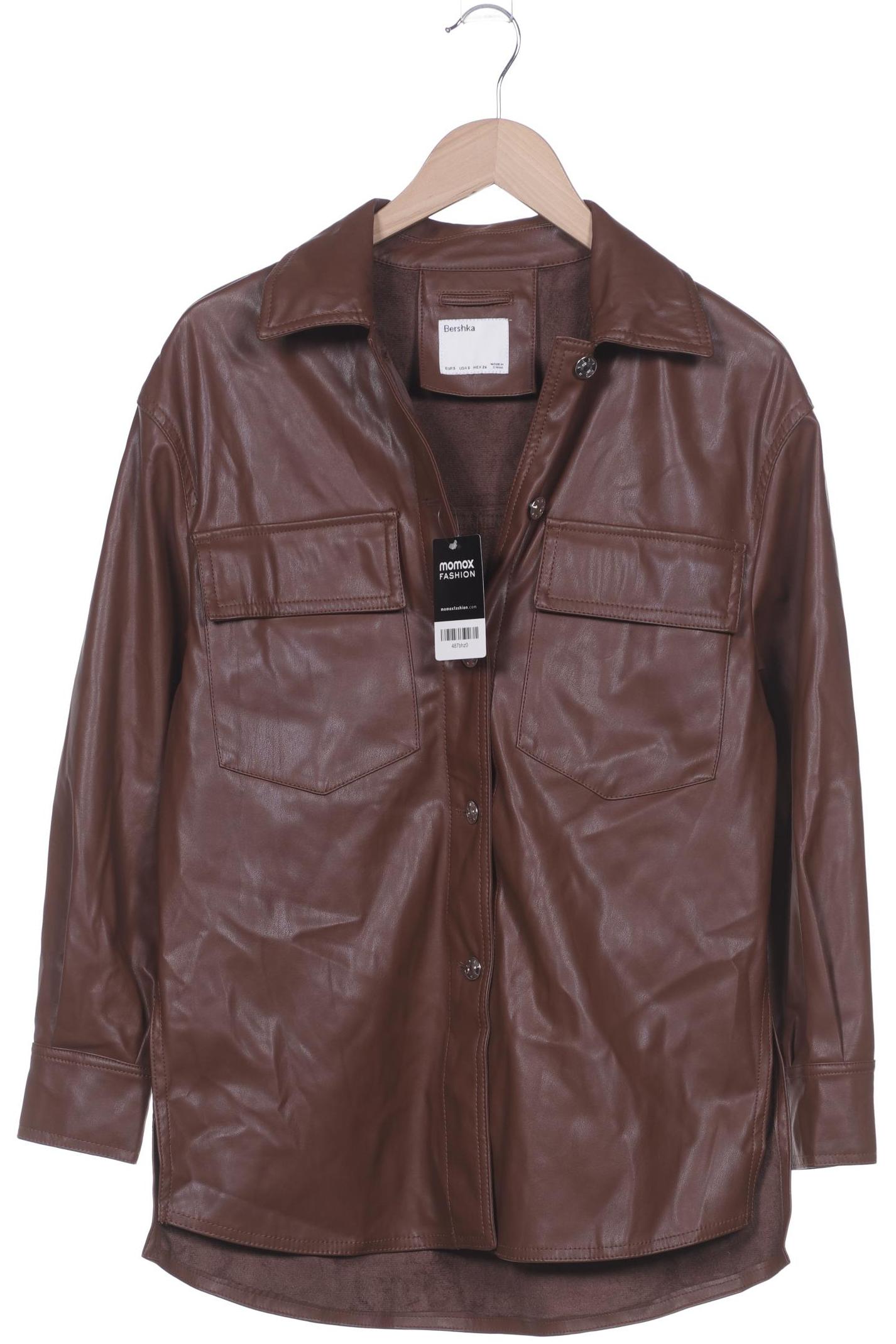 

bershka Damen Jacke, braun, Gr. 36