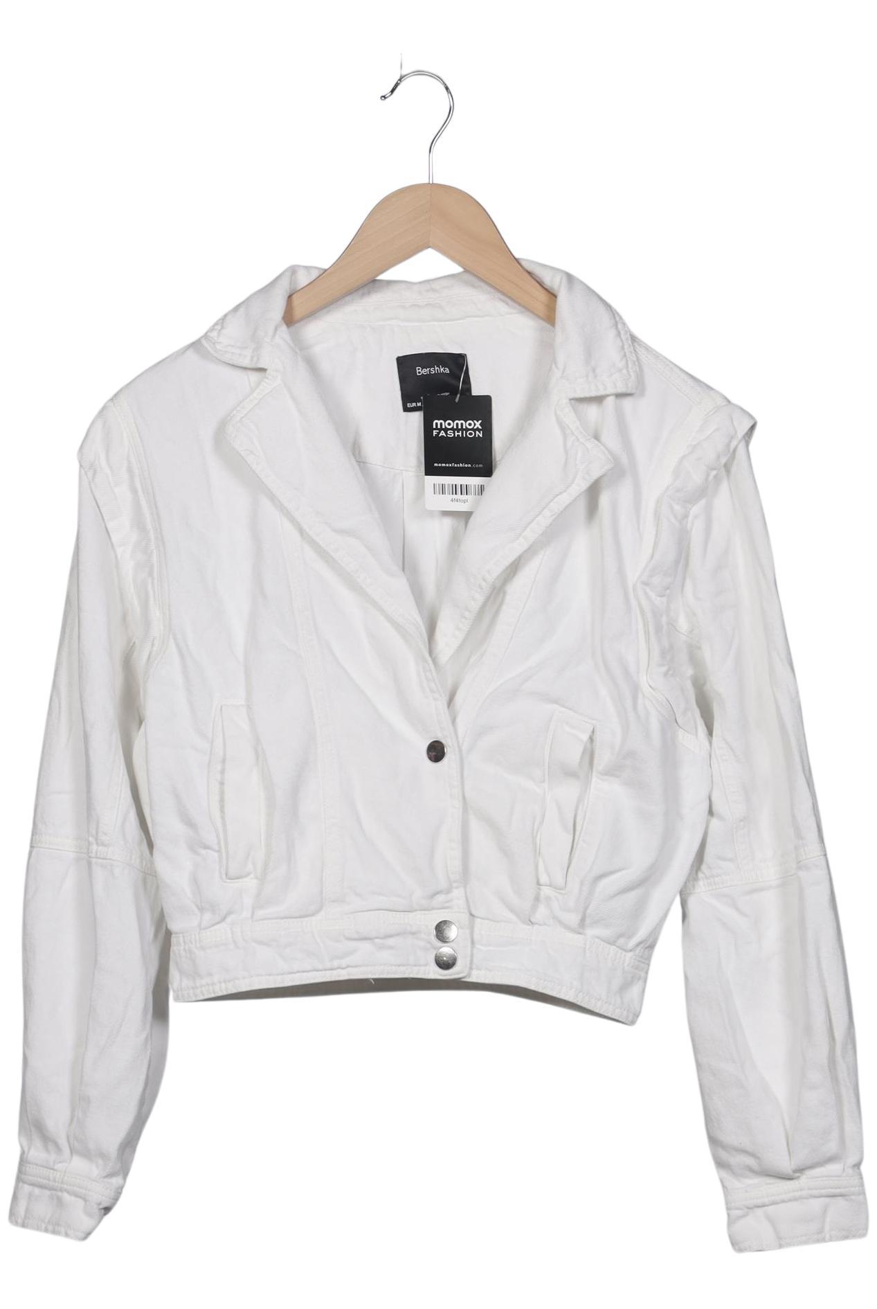 

bershka Damen Jacke, weiß, Gr. 38
