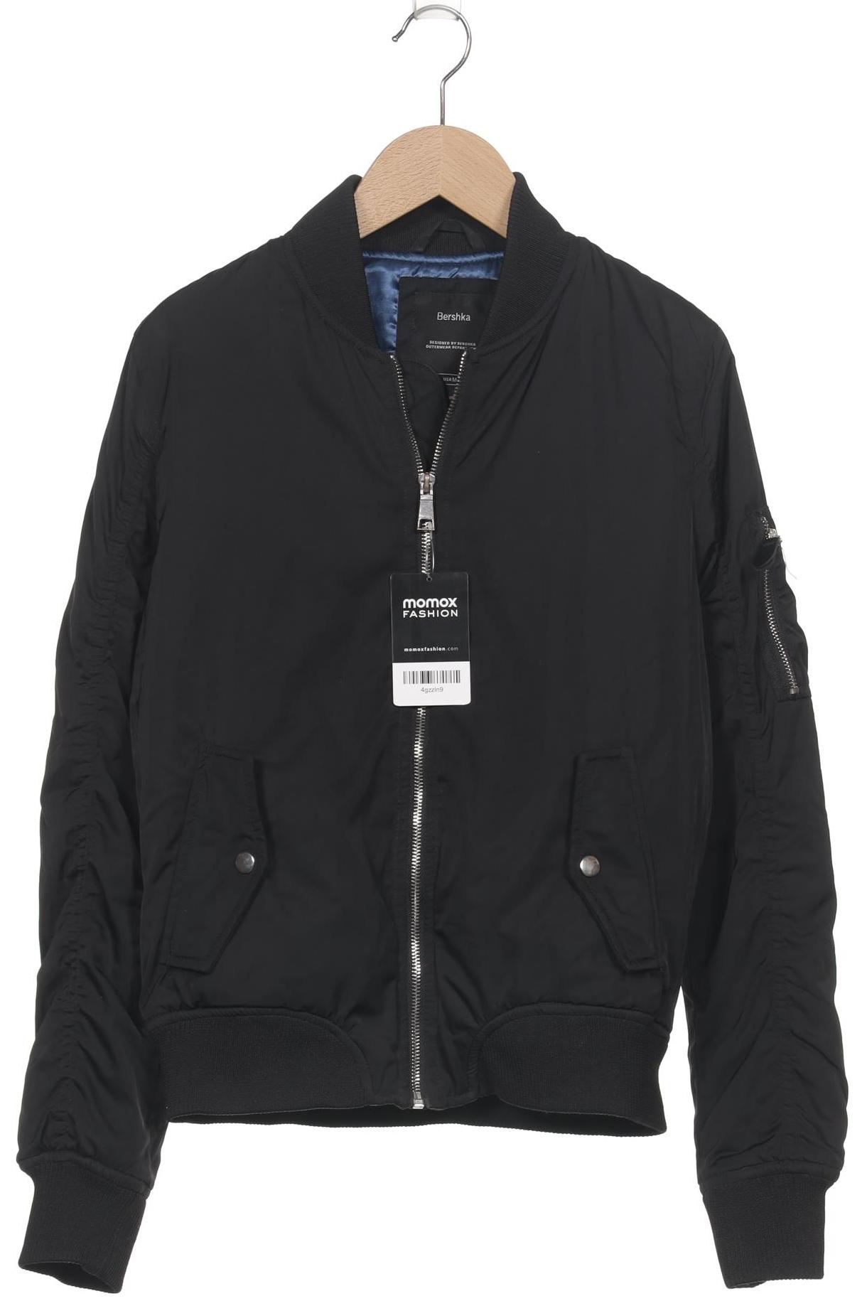 

bershka Damen Jacke, schwarz, Gr. 38