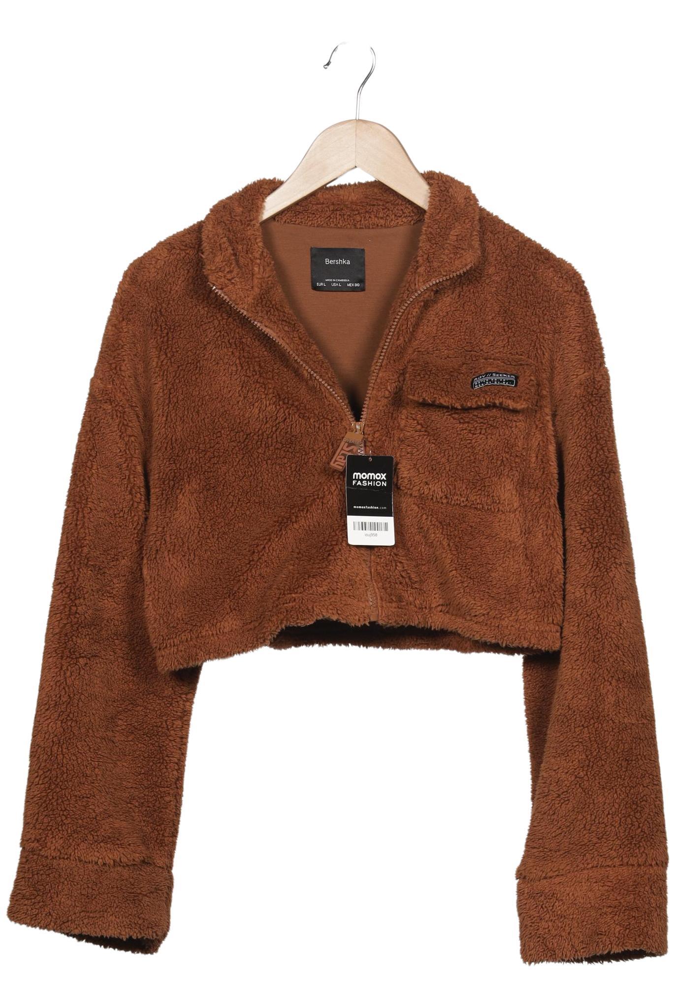 

bershka Damen Jacke, braun, Gr. 42