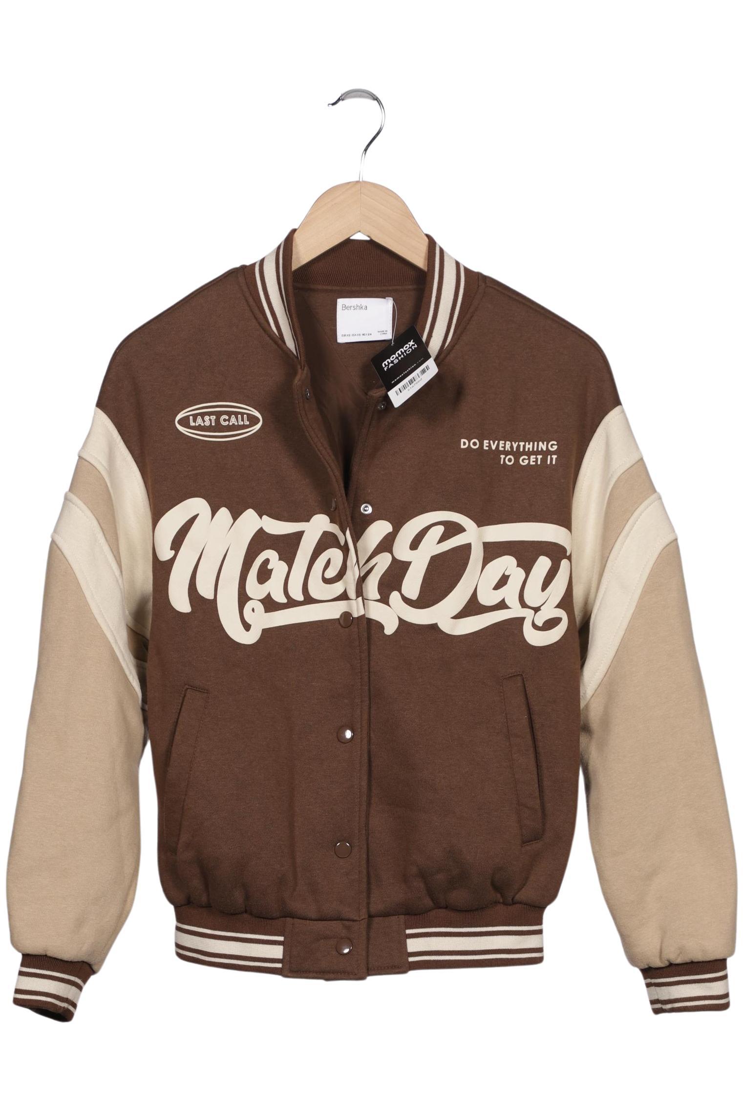 

bershka Damen Jacke, braun, Gr. 34