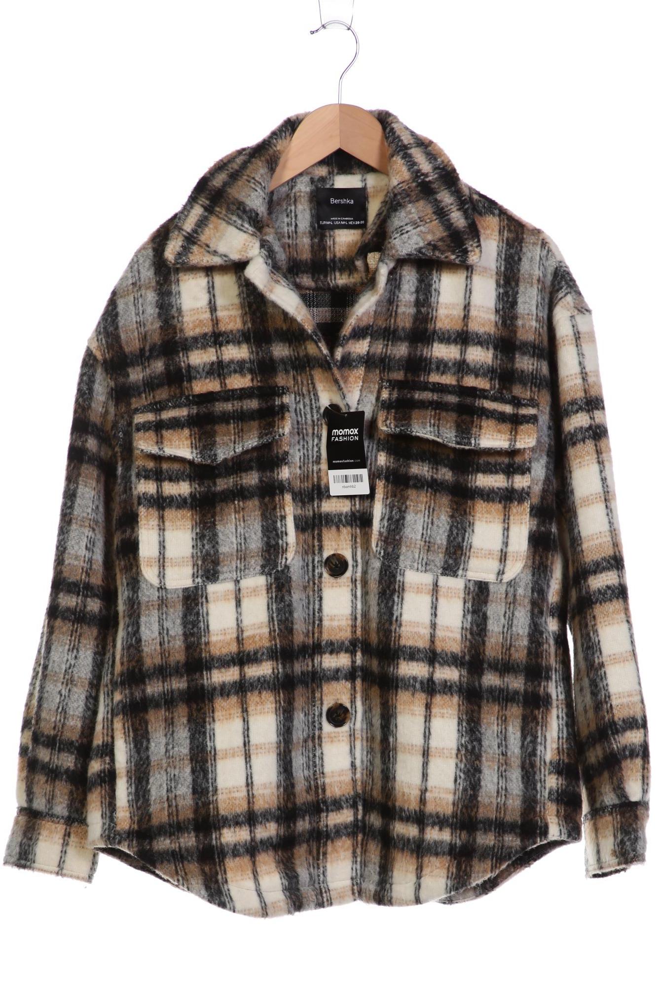 

bershka Damen Jacke, beige, Gr. 38
