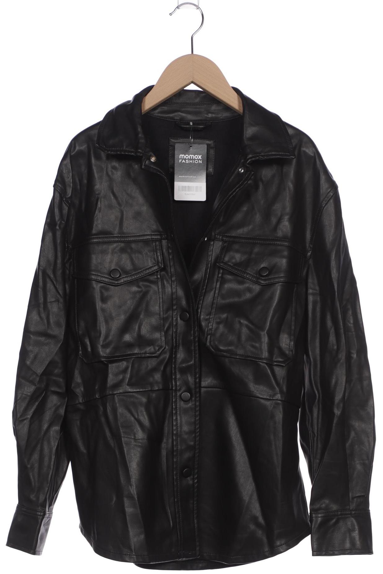 

bershka Damen Jacke, schwarz, Gr. 34