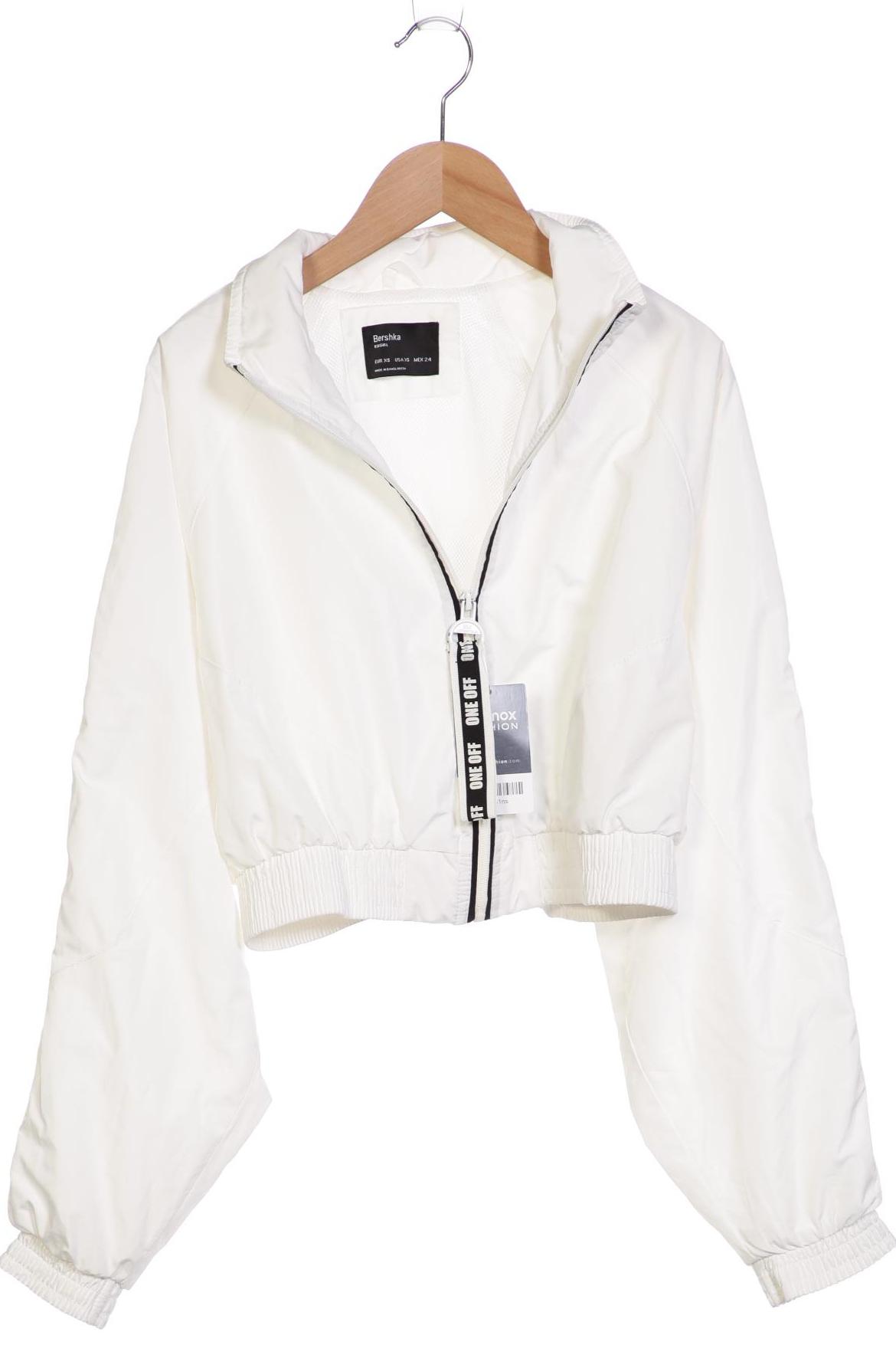 

bershka Damen Jacke, weiß