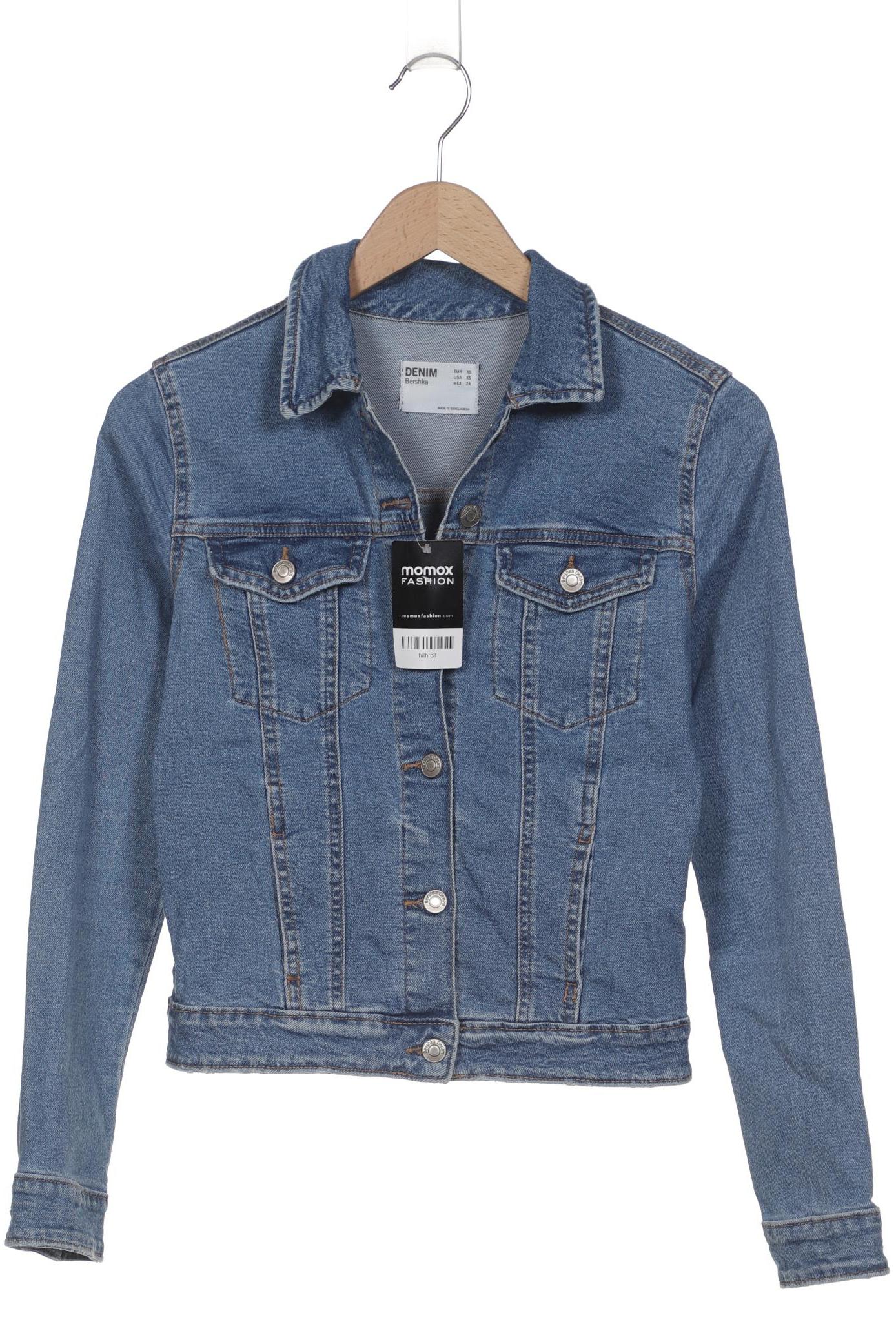 

bershka Damen Jacke, blau, Gr. 34