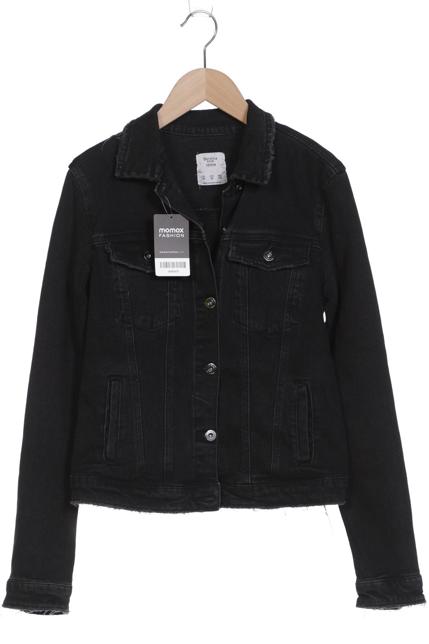 

bershka Damen Jacke, schwarz, Gr. 38