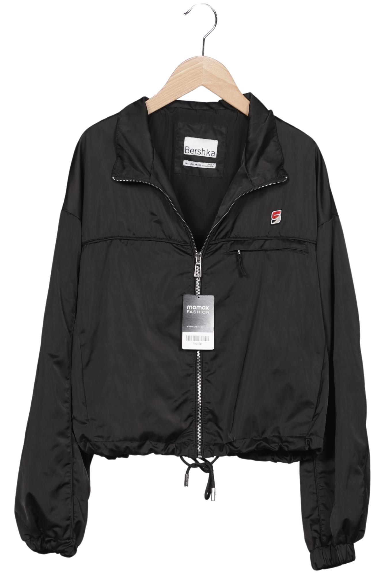 

bershka Damen Jacke, schwarz, Gr. 42