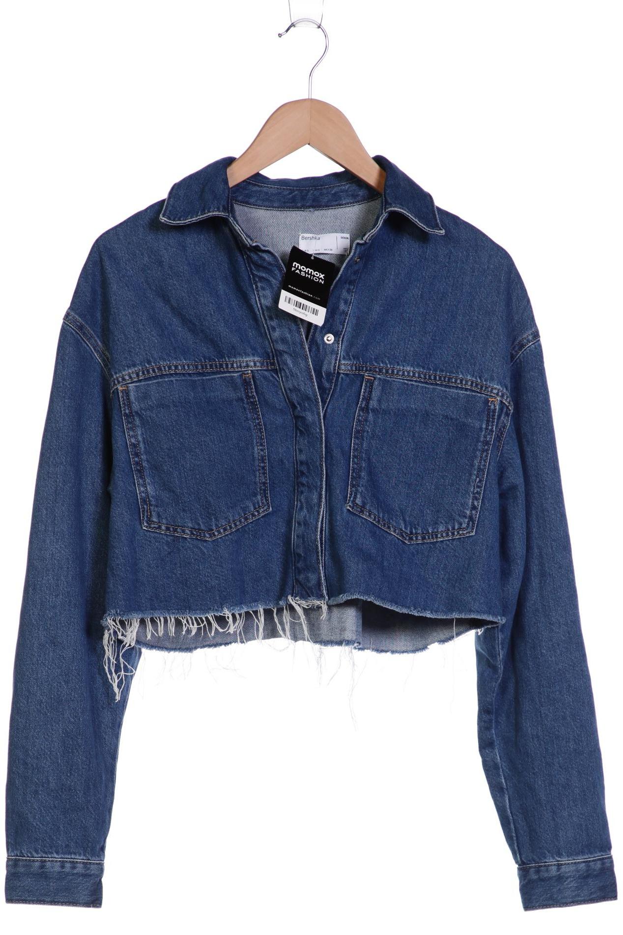 

bershka Damen Jacke, blau