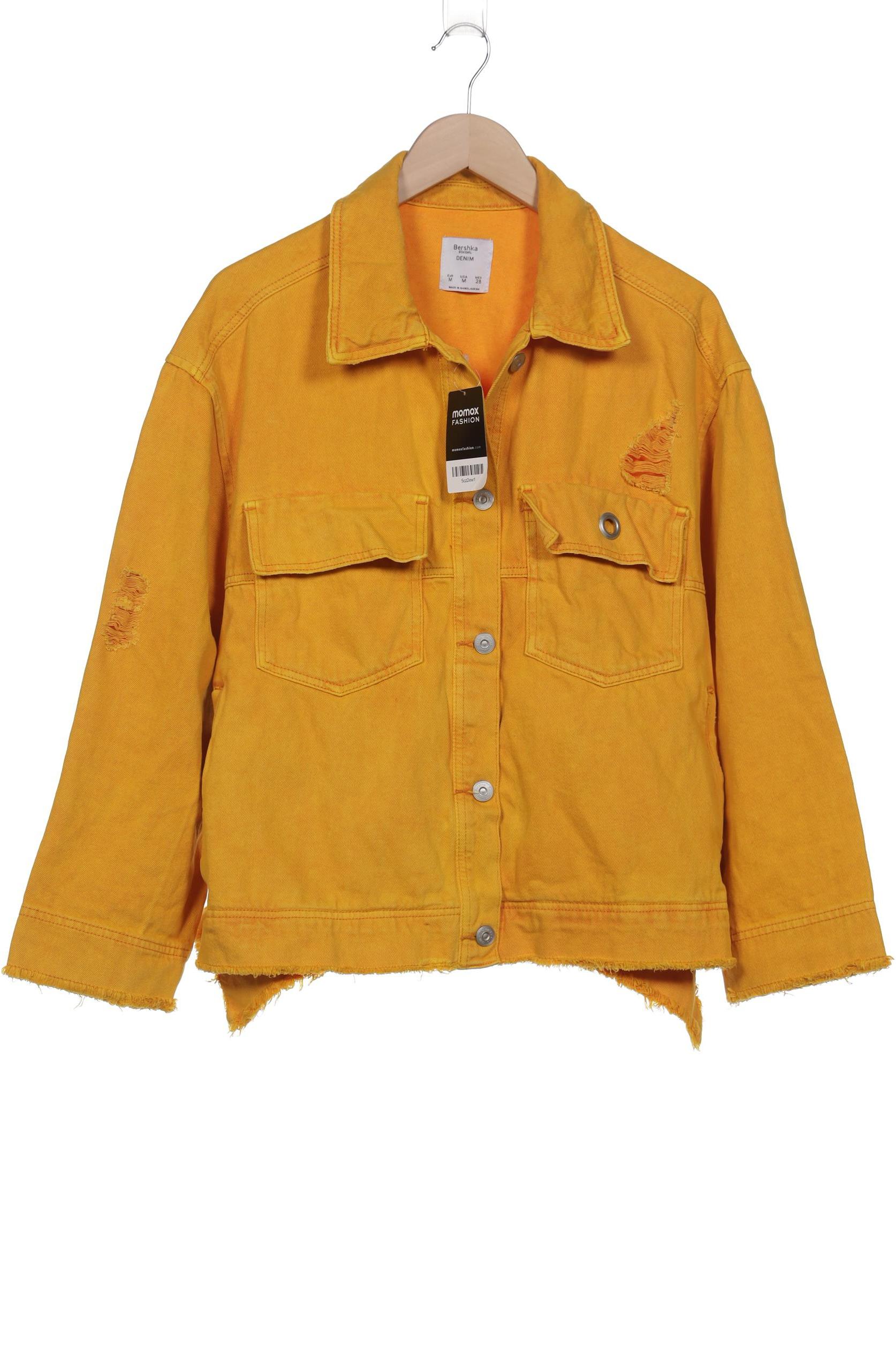 

bershka Damen Jacke, orange, Gr. 38