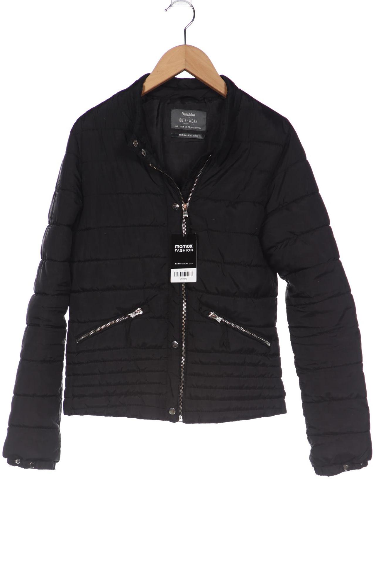 

bershka Damen Jacke, schwarz, Gr. 38