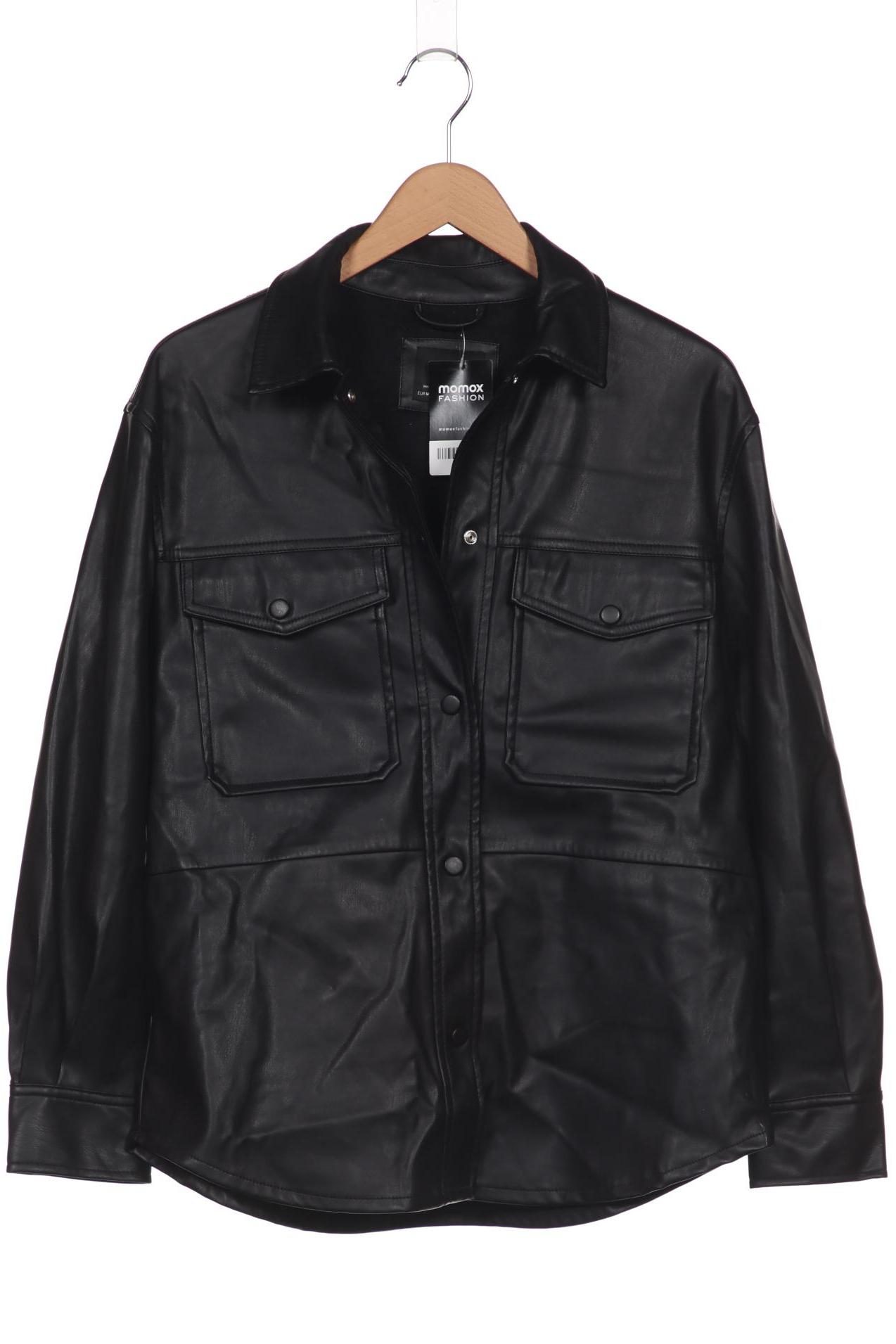 

bershka Damen Jacke, schwarz, Gr. 38