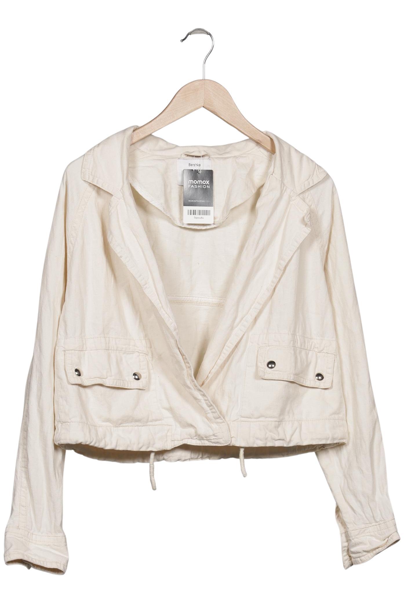 

bershka Damen Jacke, cremeweiß, Gr. 36