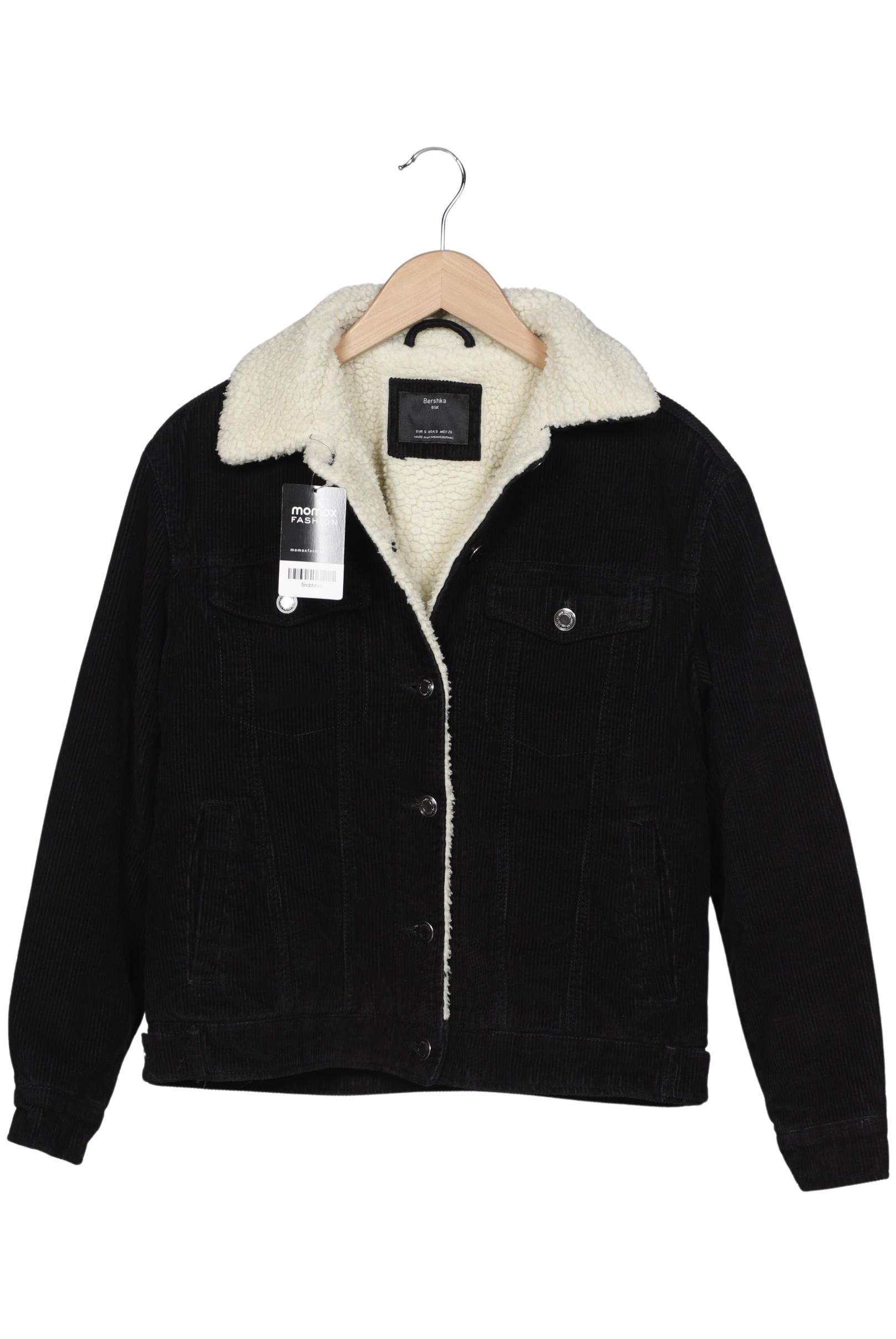 

bershka Damen Jacke, schwarz, Gr. 36