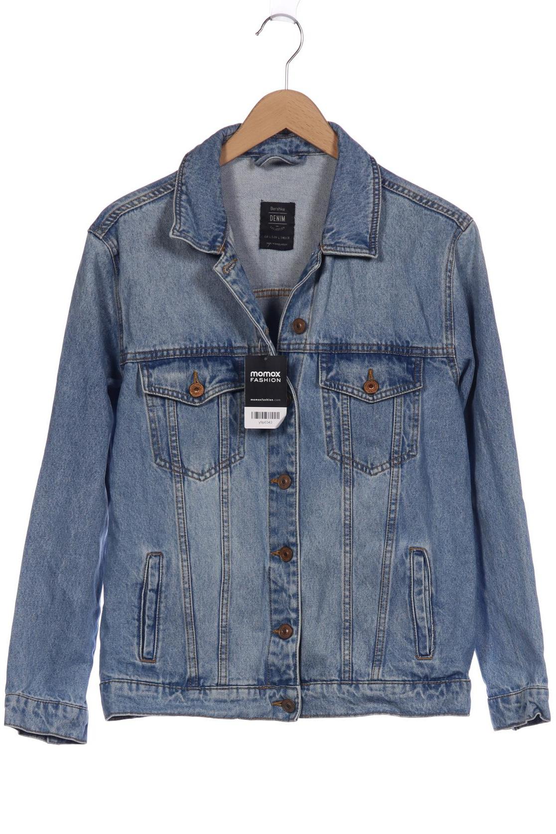 

bershka Damen Jacke, blau