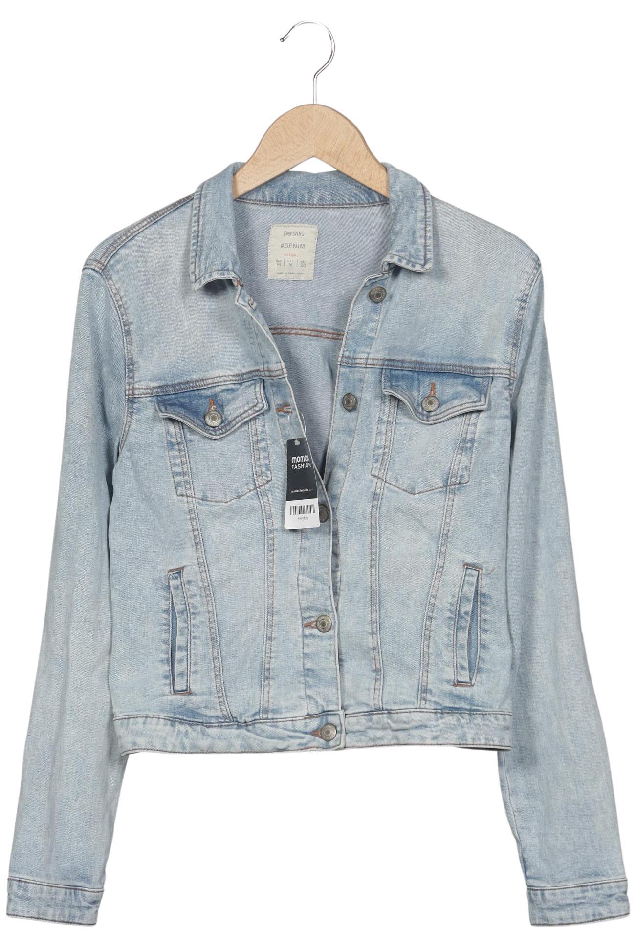

bershka Damen Jacke, hellblau, Gr. 38
