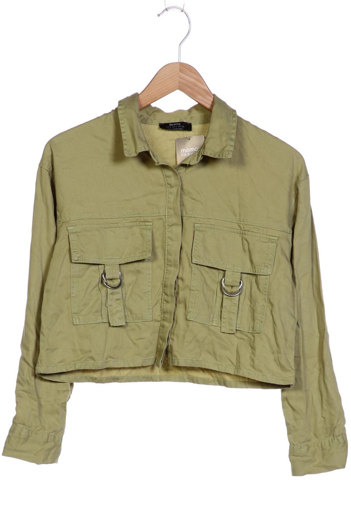 

bershka Damen Jacke, grün