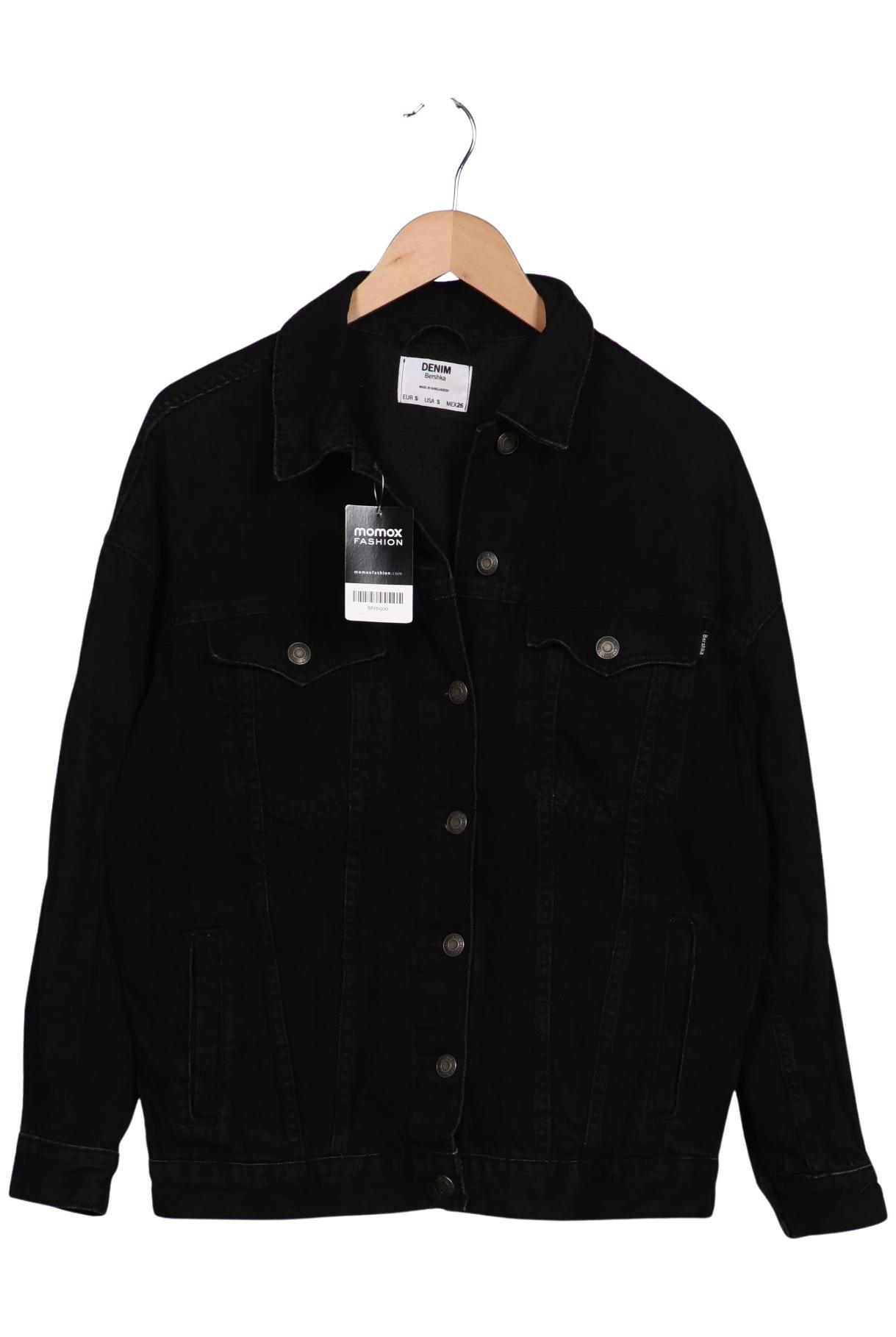 

bershka Damen Jacke, schwarz, Gr. 36