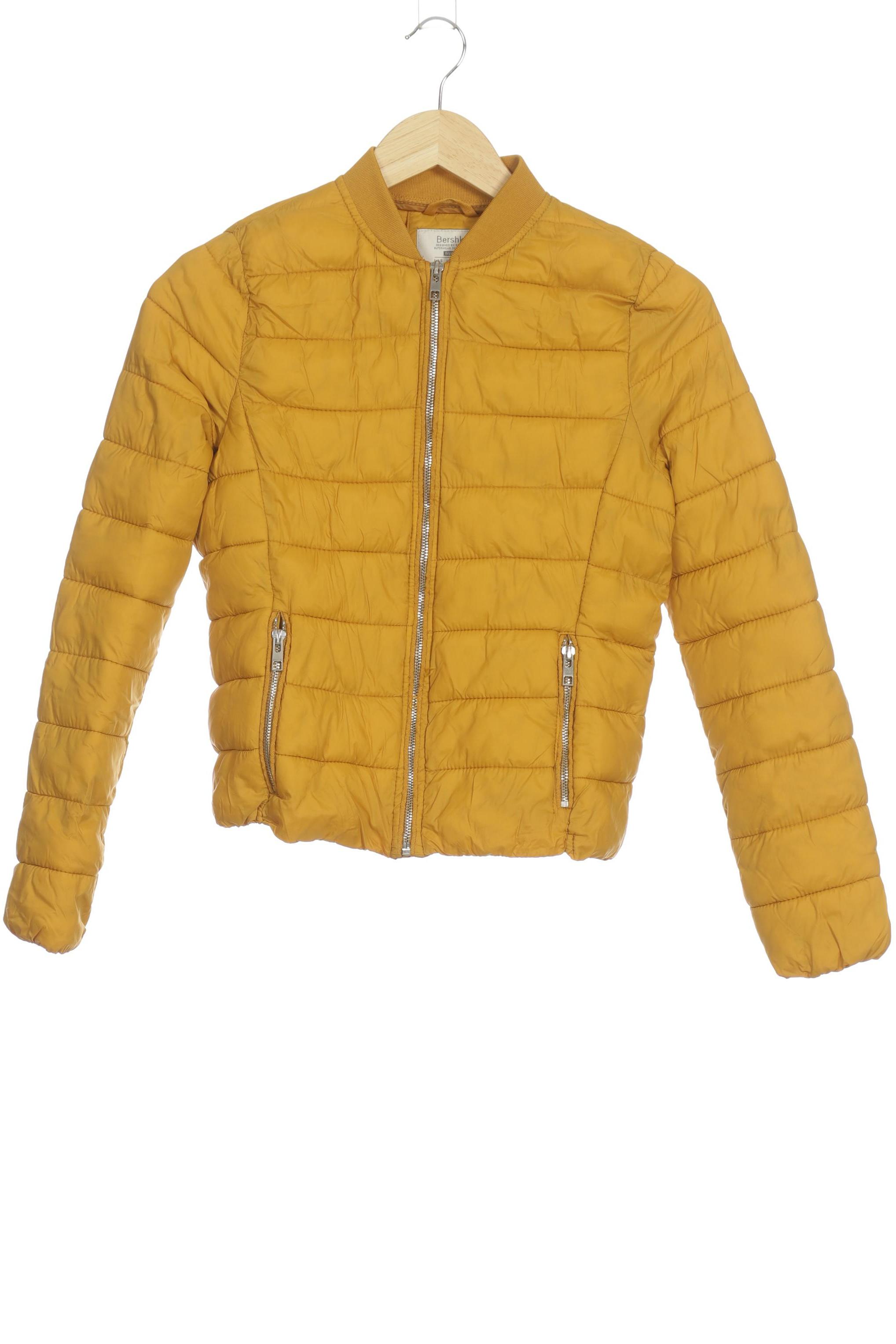 

bershka Damen Jacke, gelb, Gr. 36