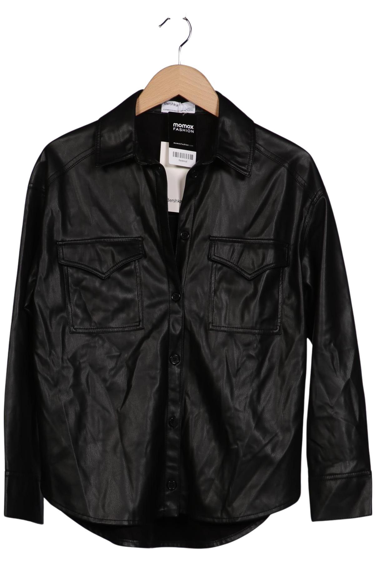 

bershka Damen Jacke, schwarz, Gr. 34