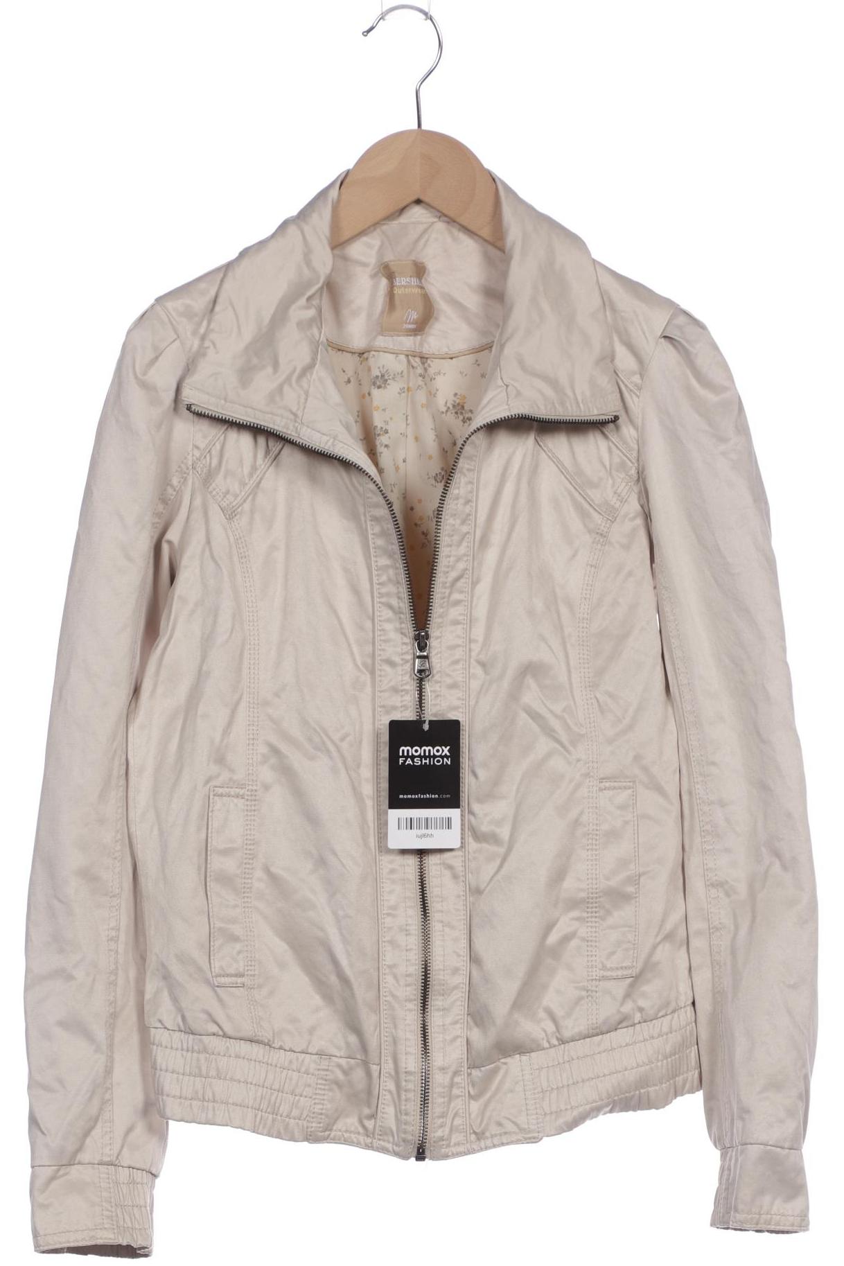 

bershka Damen Jacke, cremeweiß, Gr. 38