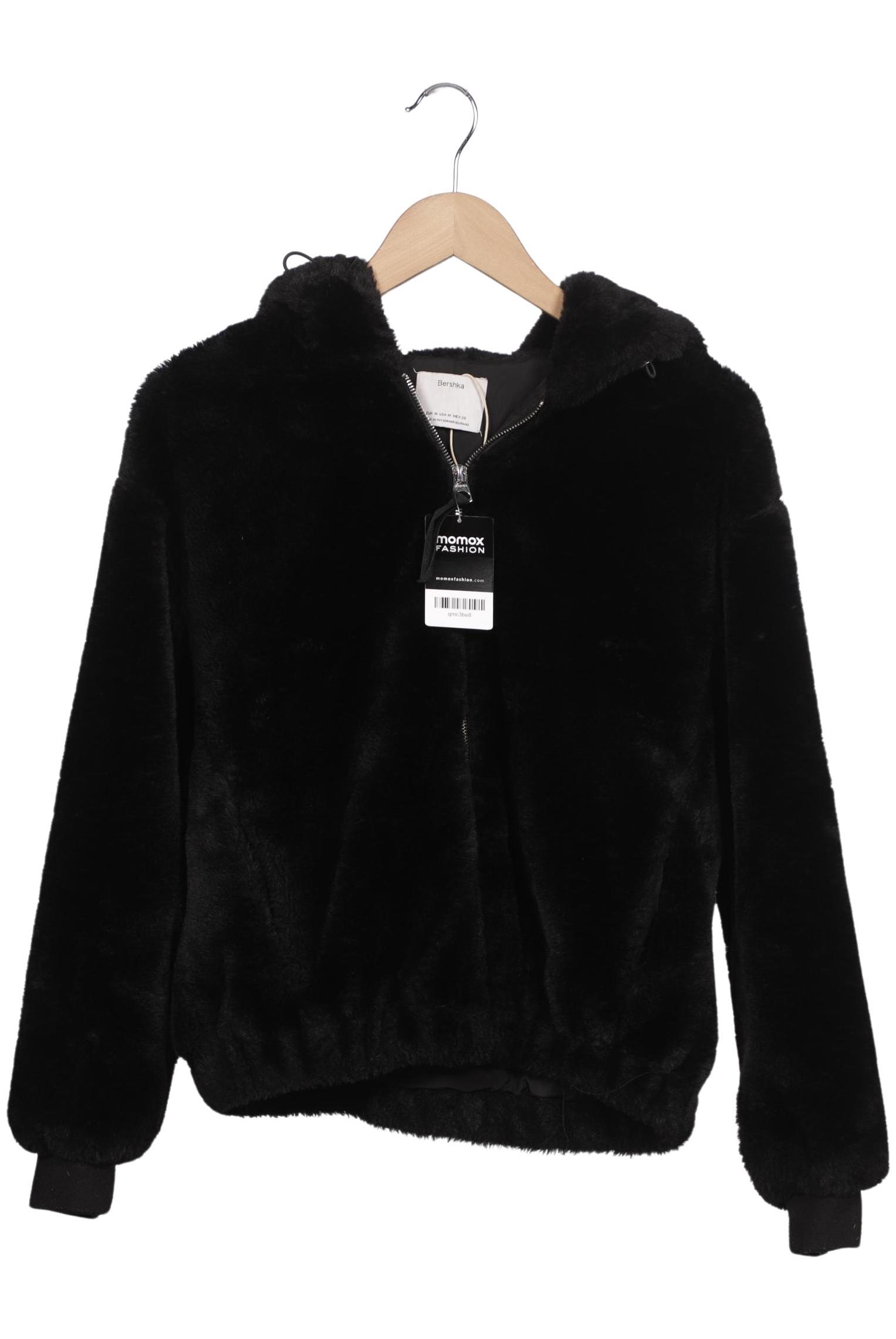 

bershka Damen Jacke, schwarz, Gr. 38