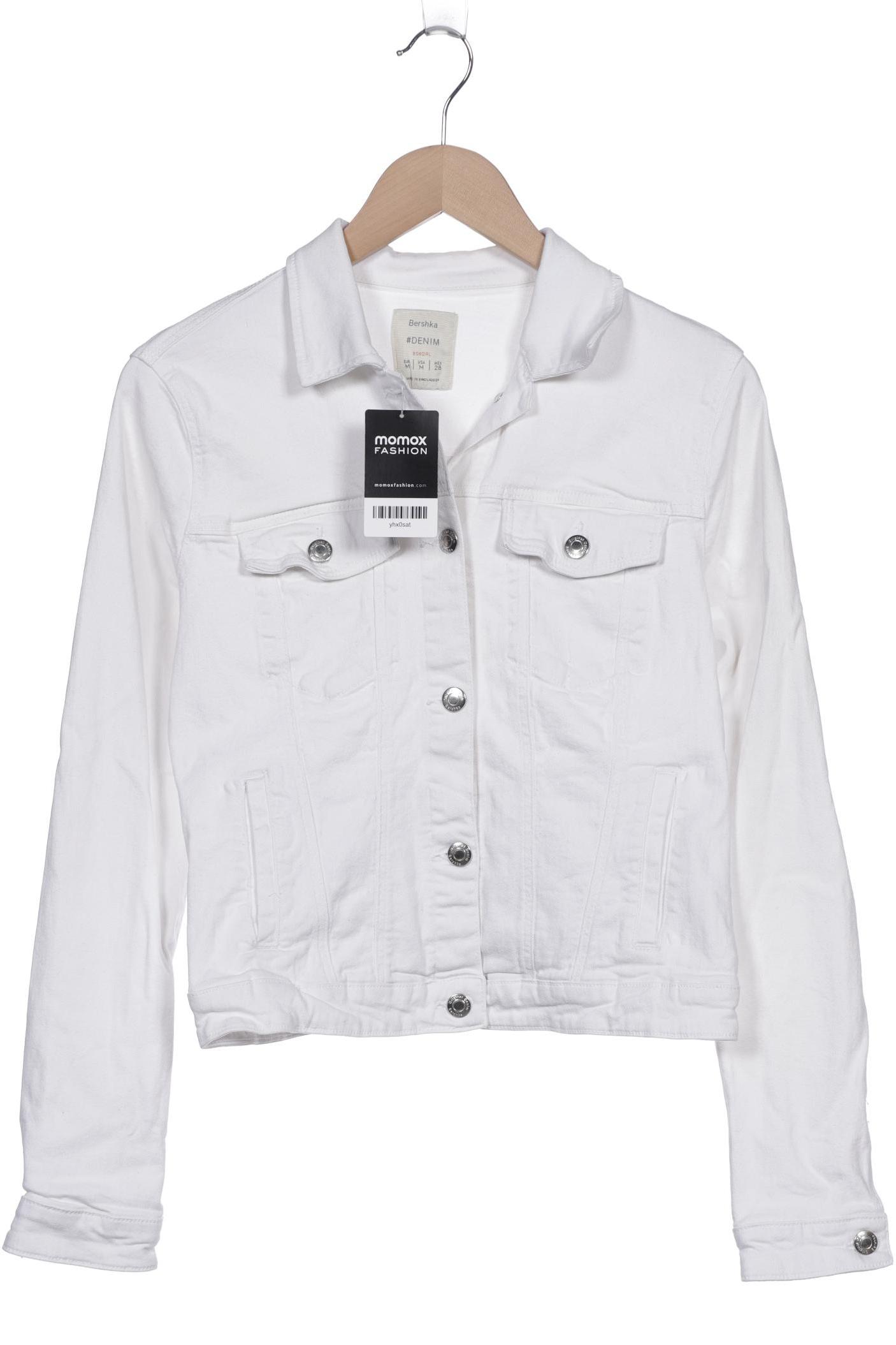 

bershka Damen Jacke, weiß