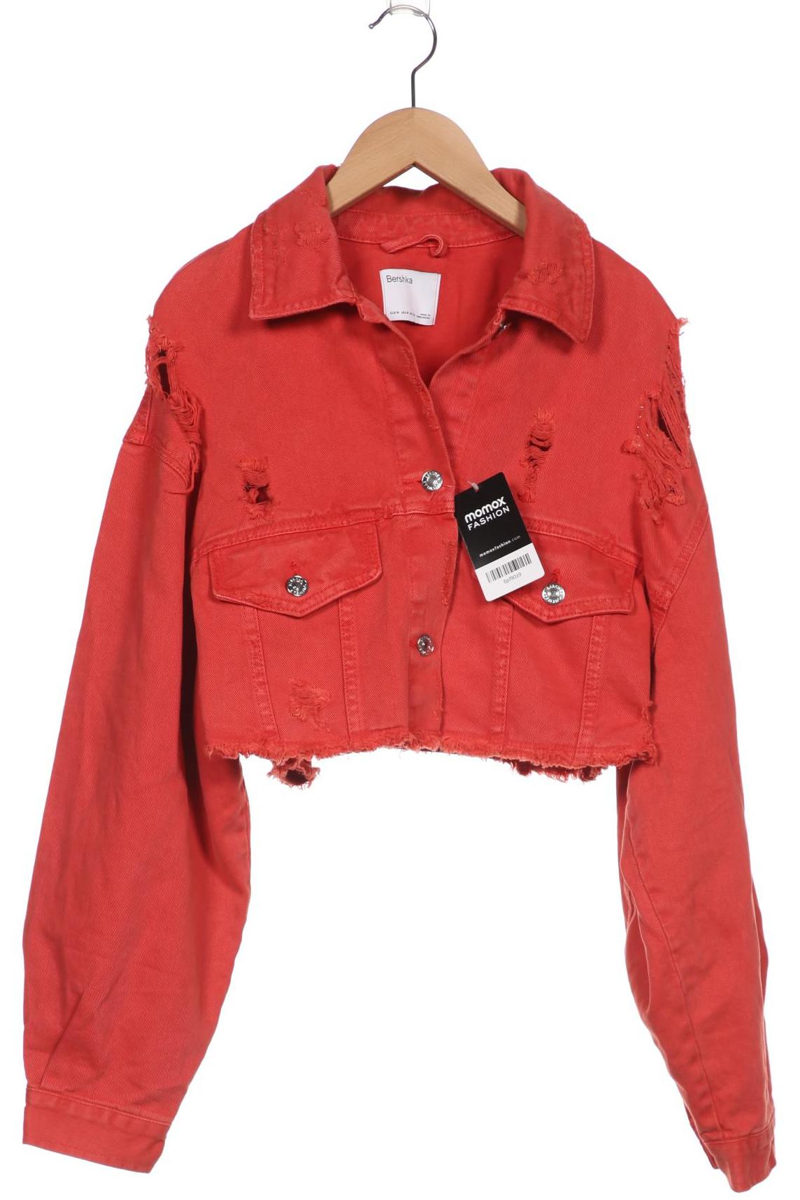 

bershka Damen Jacke, rot