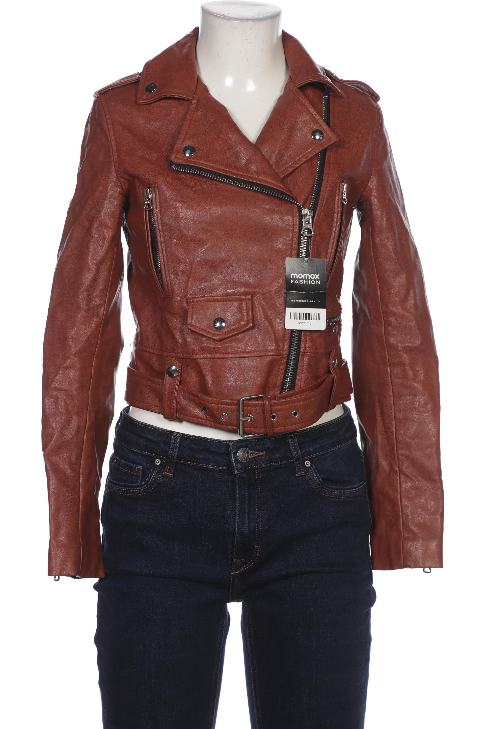 

bershka Damen Jacke, braun, Gr. 34