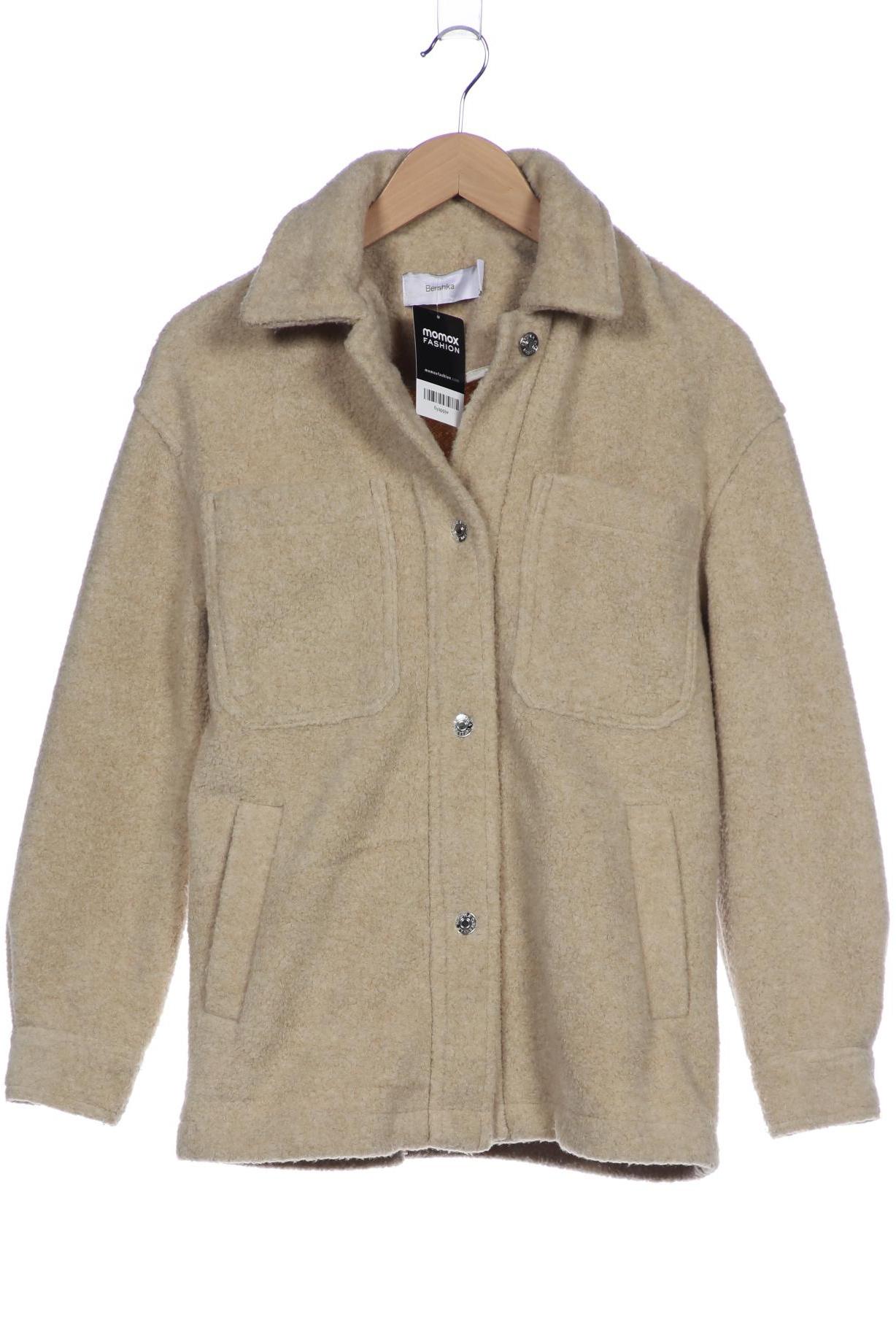 

bershka Damen Jacke, beige, Gr. 36