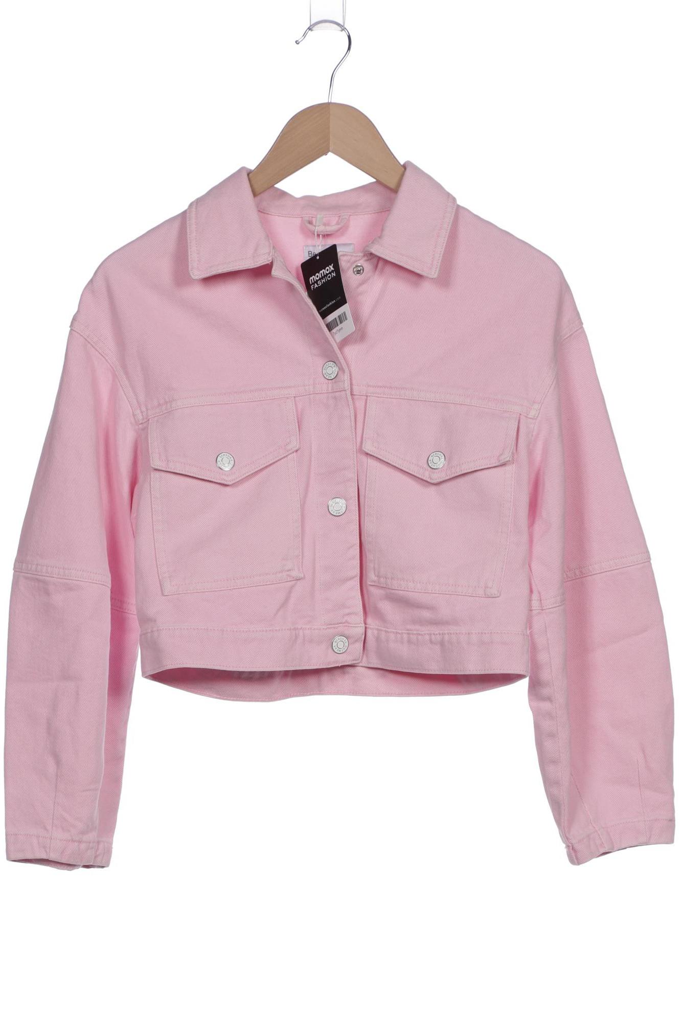 

bershka Damen Jacke, pink, Gr. 34