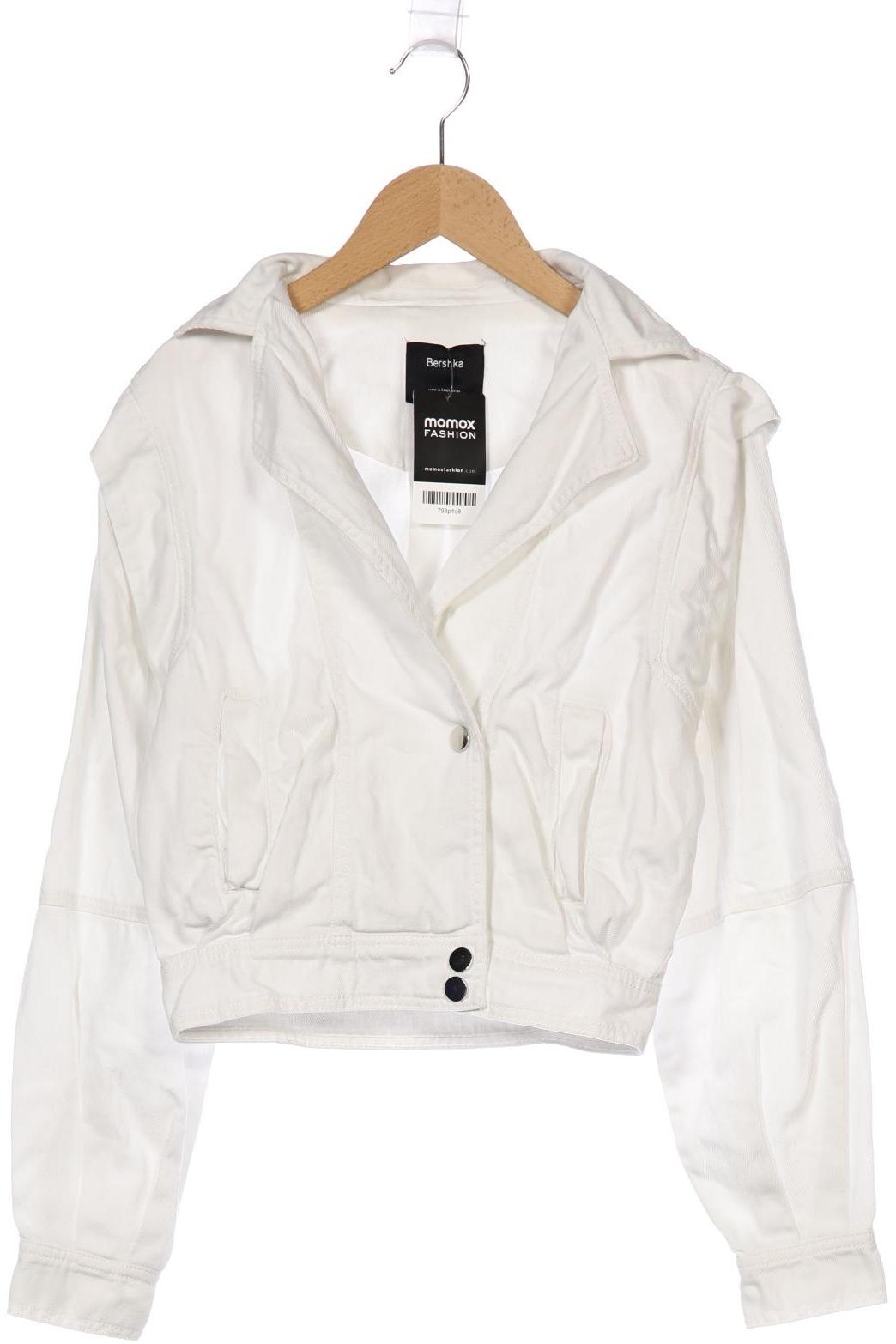 

bershka Damen Jacke, weiß, Gr. 34