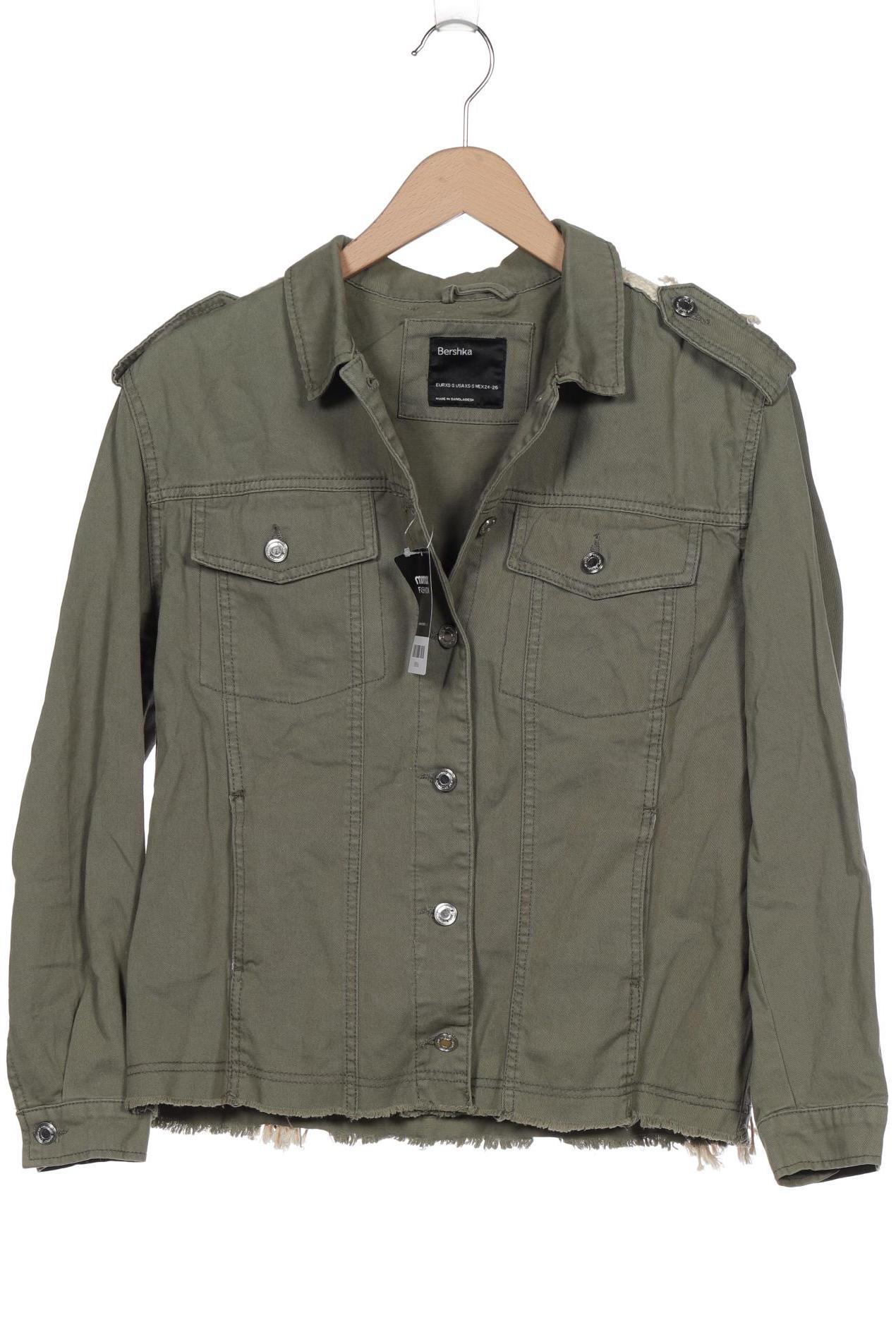 

bershka Damen Jacke, grün